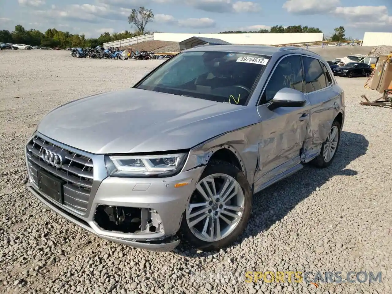 2 Photograph of a damaged car WA1BNAFY2K2104830 AUDI Q5 2019