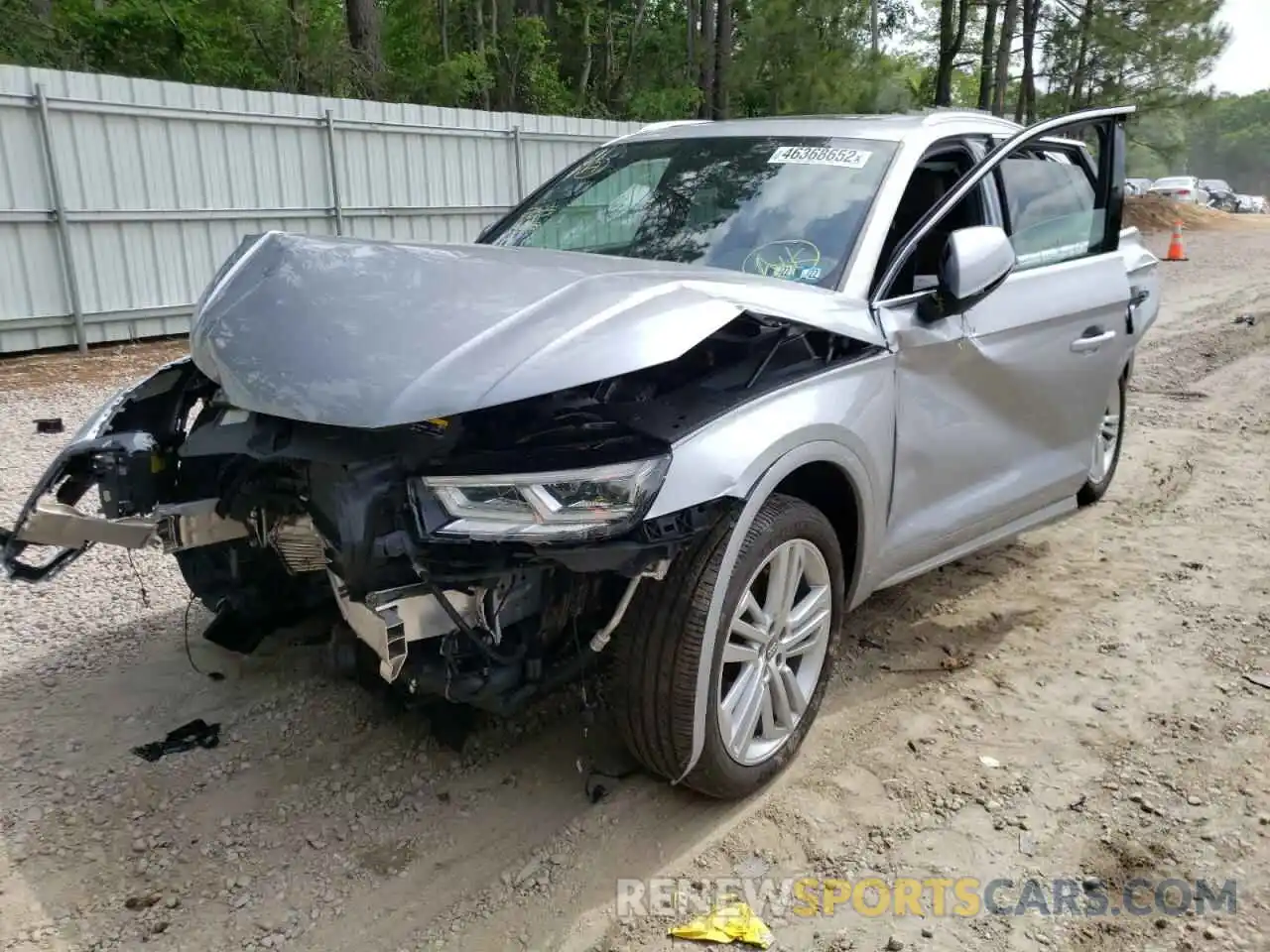 2 Photograph of a damaged car WA1BNAFY2K2117772 AUDI Q5 2019