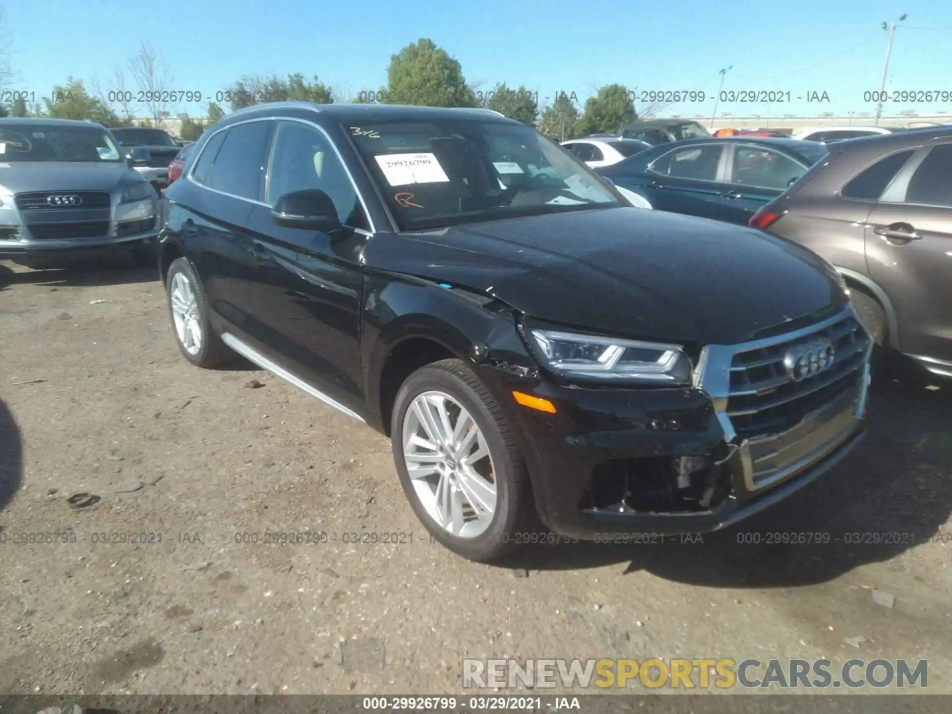 1 Photograph of a damaged car WA1BNAFY2K2119795 AUDI Q5 2019