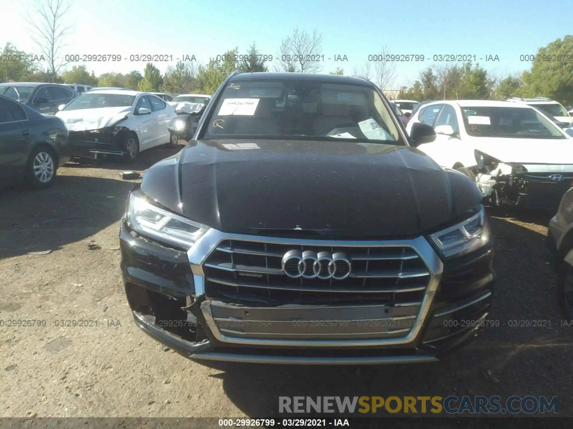 6 Photograph of a damaged car WA1BNAFY2K2119795 AUDI Q5 2019