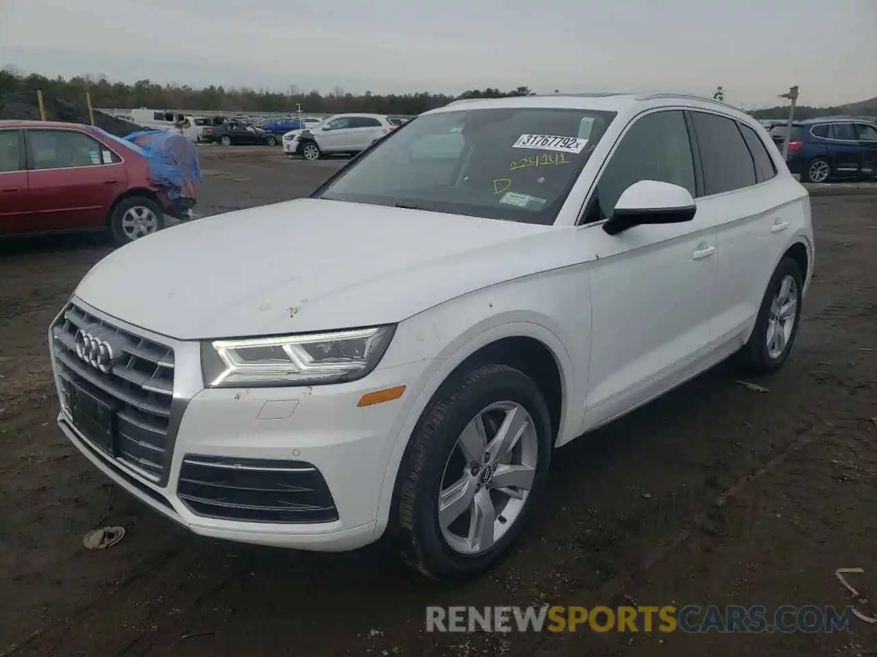 2 Фотография поврежденного автомобиля WA1BNAFY2K2124141 AUDI Q5 2019