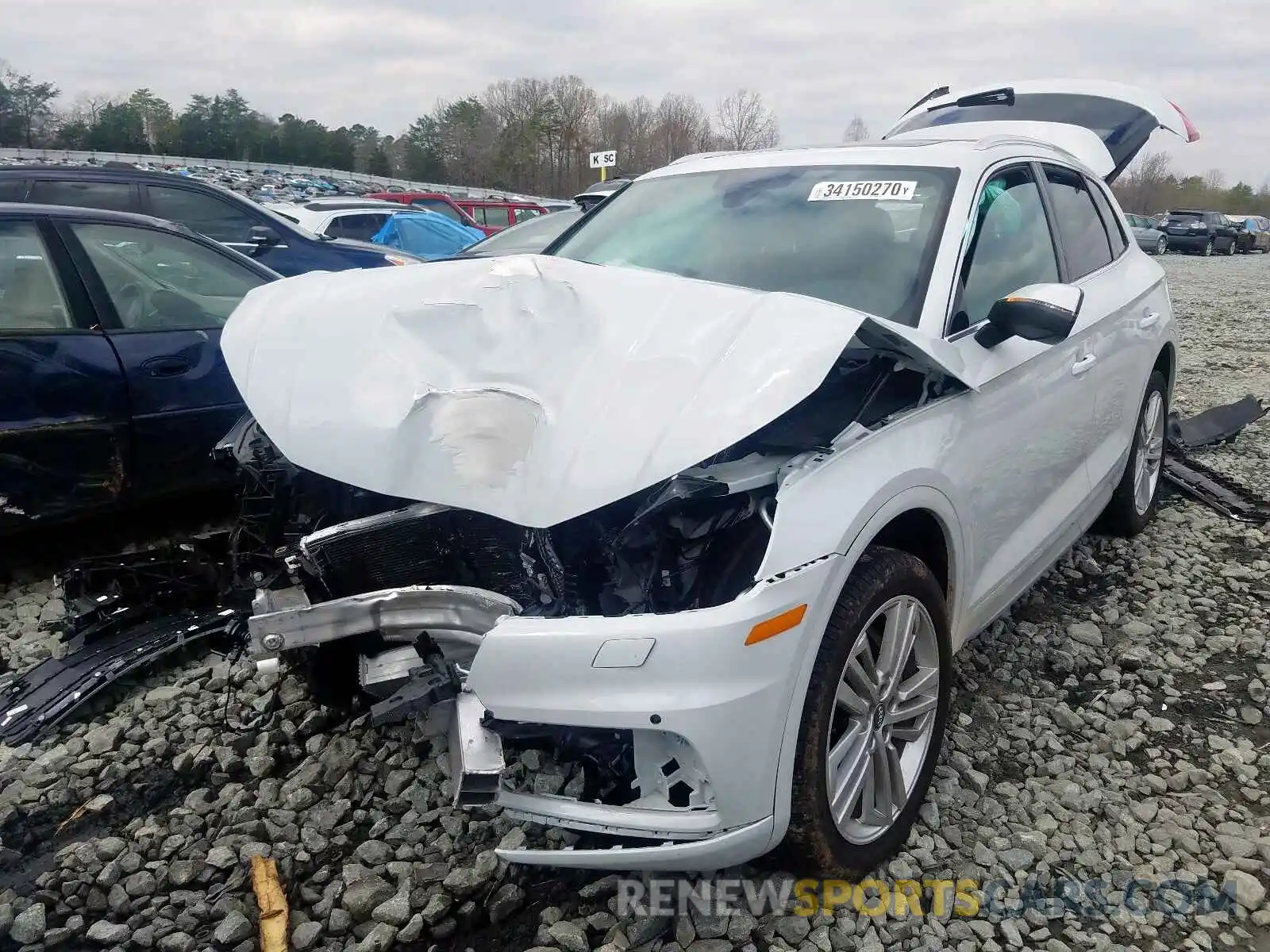 2 Photograph of a damaged car WA1BNAFY3K2017664 AUDI Q5 2019