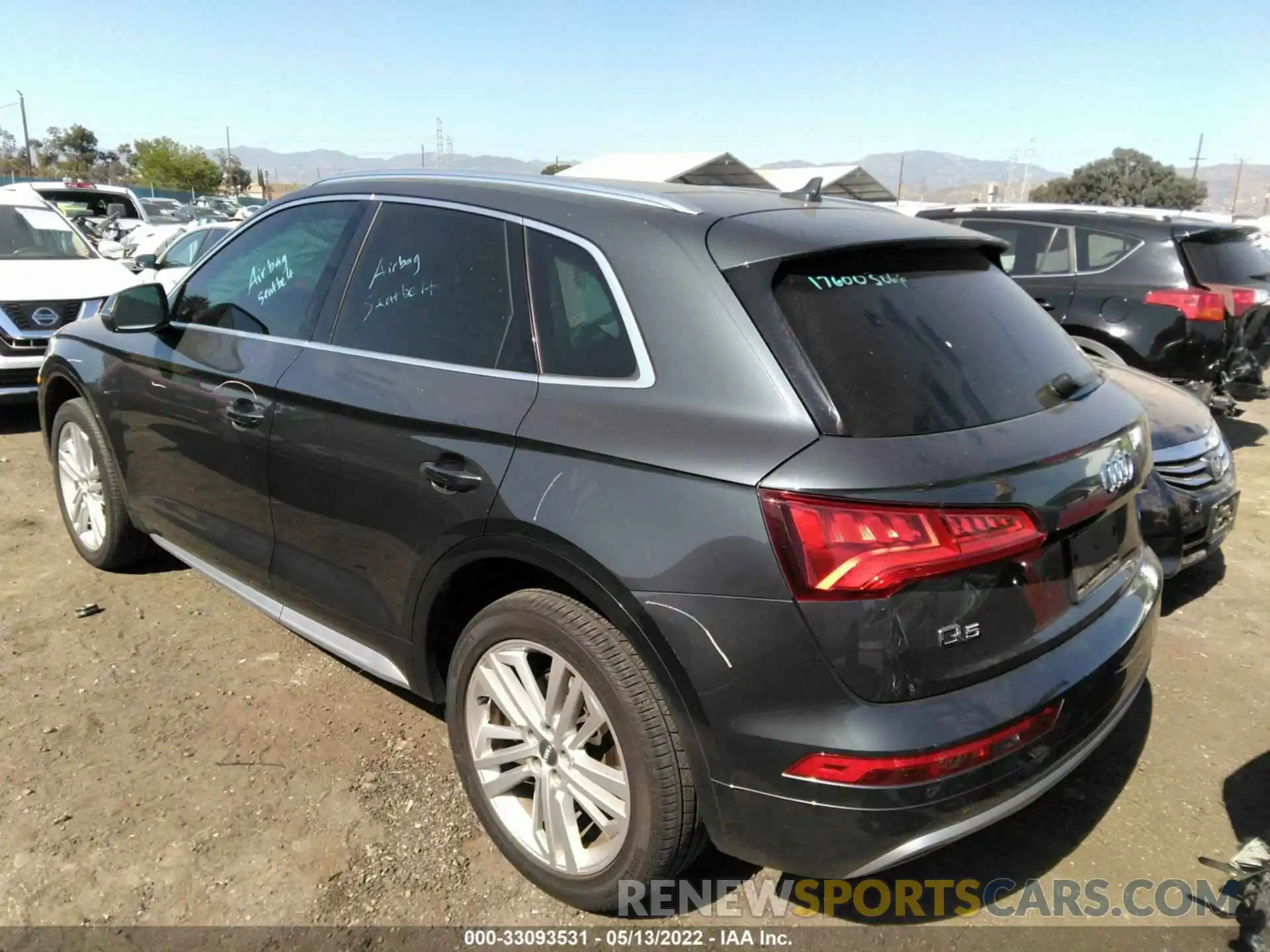 3 Фотография поврежденного автомобиля WA1BNAFY3K2025196 AUDI Q5 2019