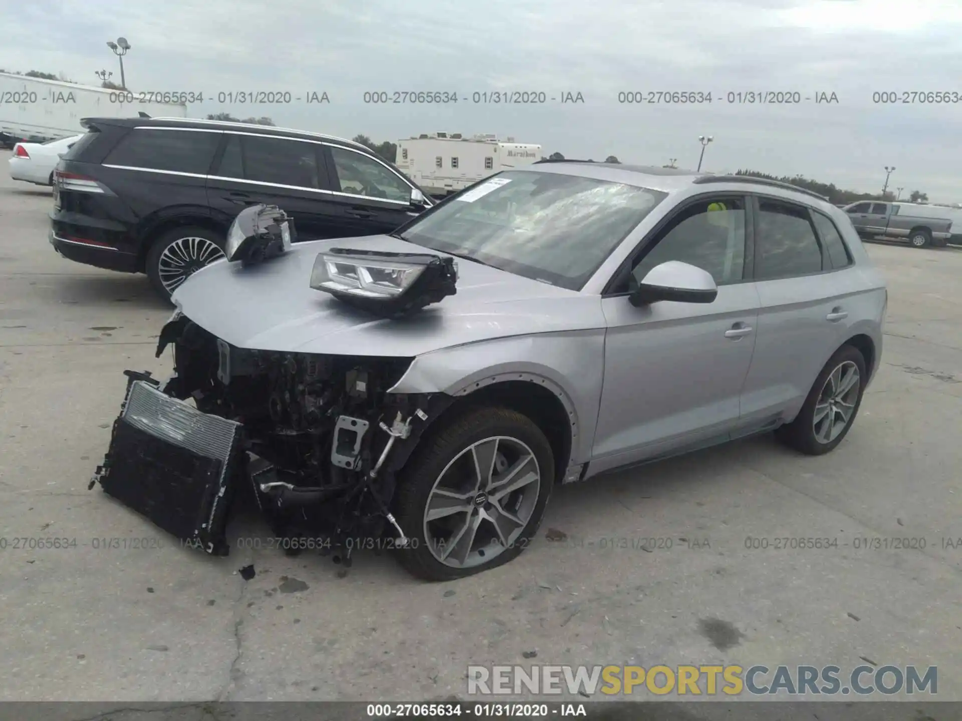 2 Фотография поврежденного автомобиля WA1BNAFY3K2026428 AUDI Q5 2019