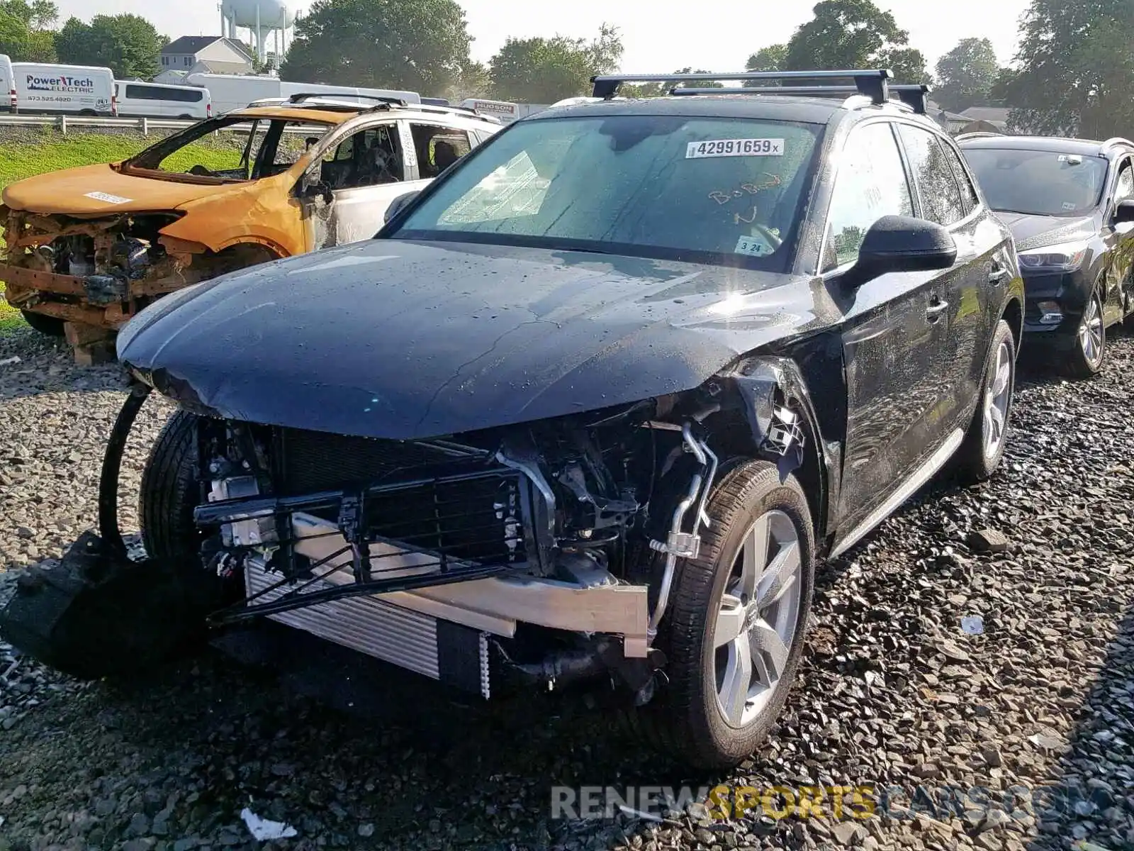 2 Photograph of a damaged car WA1BNAFY3K2037686 AUDI Q5 2019