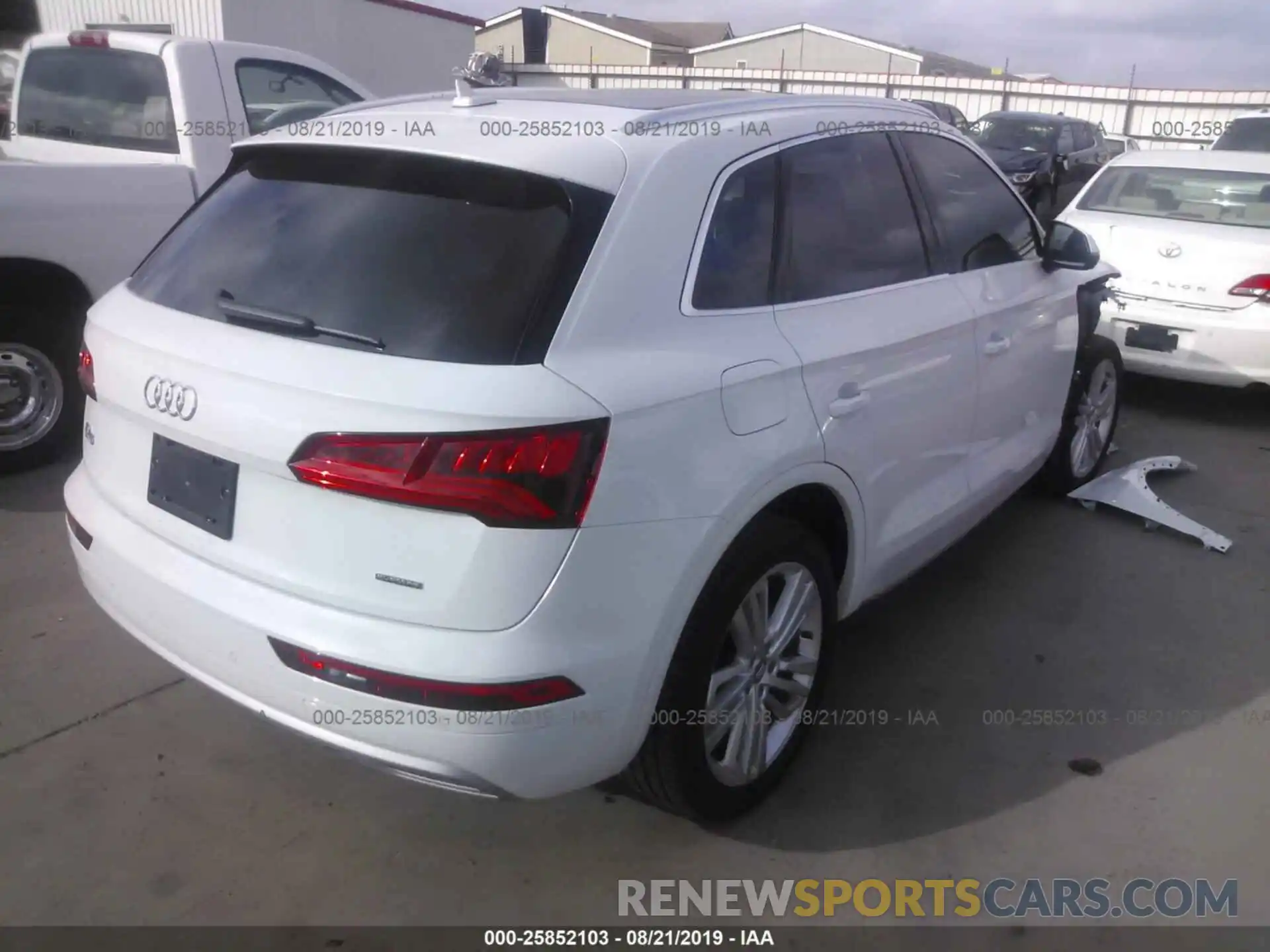 4 Фотография поврежденного автомобиля WA1BNAFY3K2043536 AUDI Q5 2019