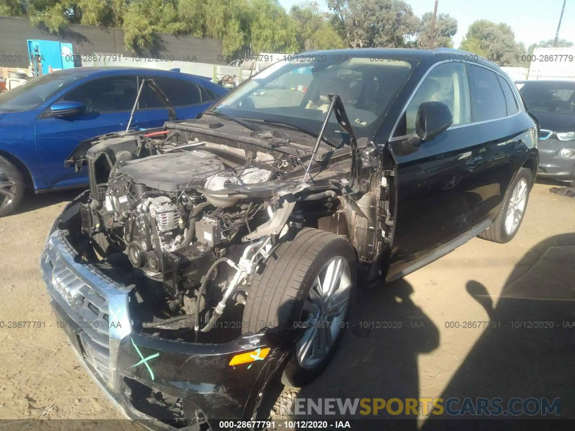 2 Photograph of a damaged car WA1BNAFY3K2044492 AUDI Q5 2019