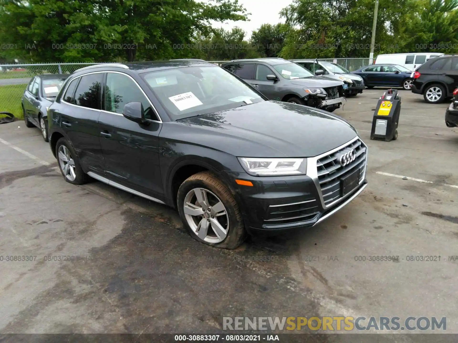 1 Фотография поврежденного автомобиля WA1BNAFY3K2065357 AUDI Q5 2019