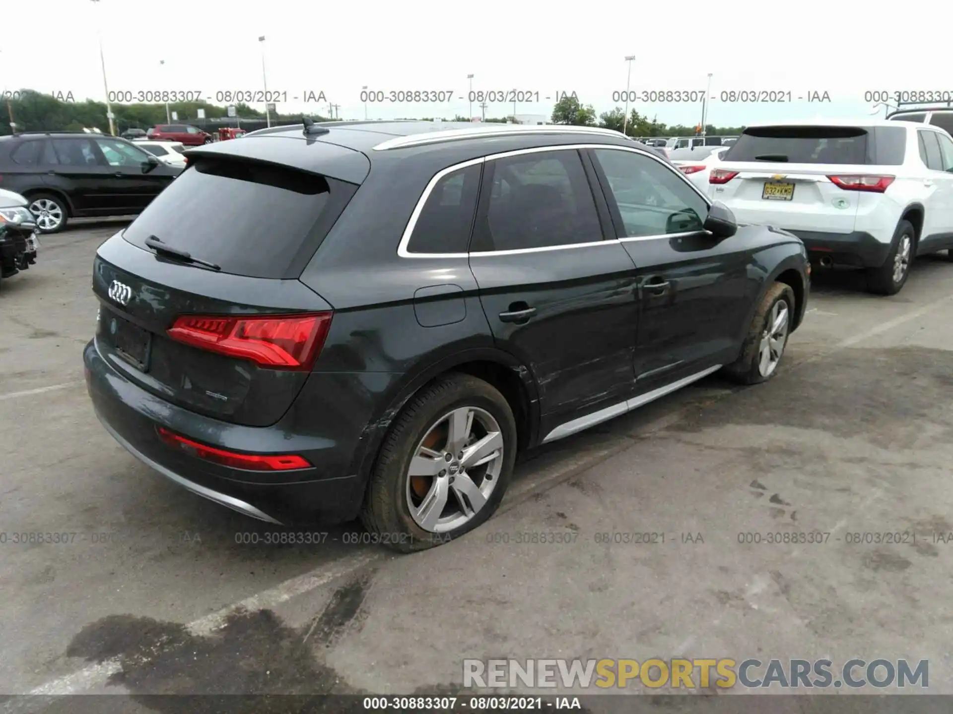 4 Фотография поврежденного автомобиля WA1BNAFY3K2065357 AUDI Q5 2019