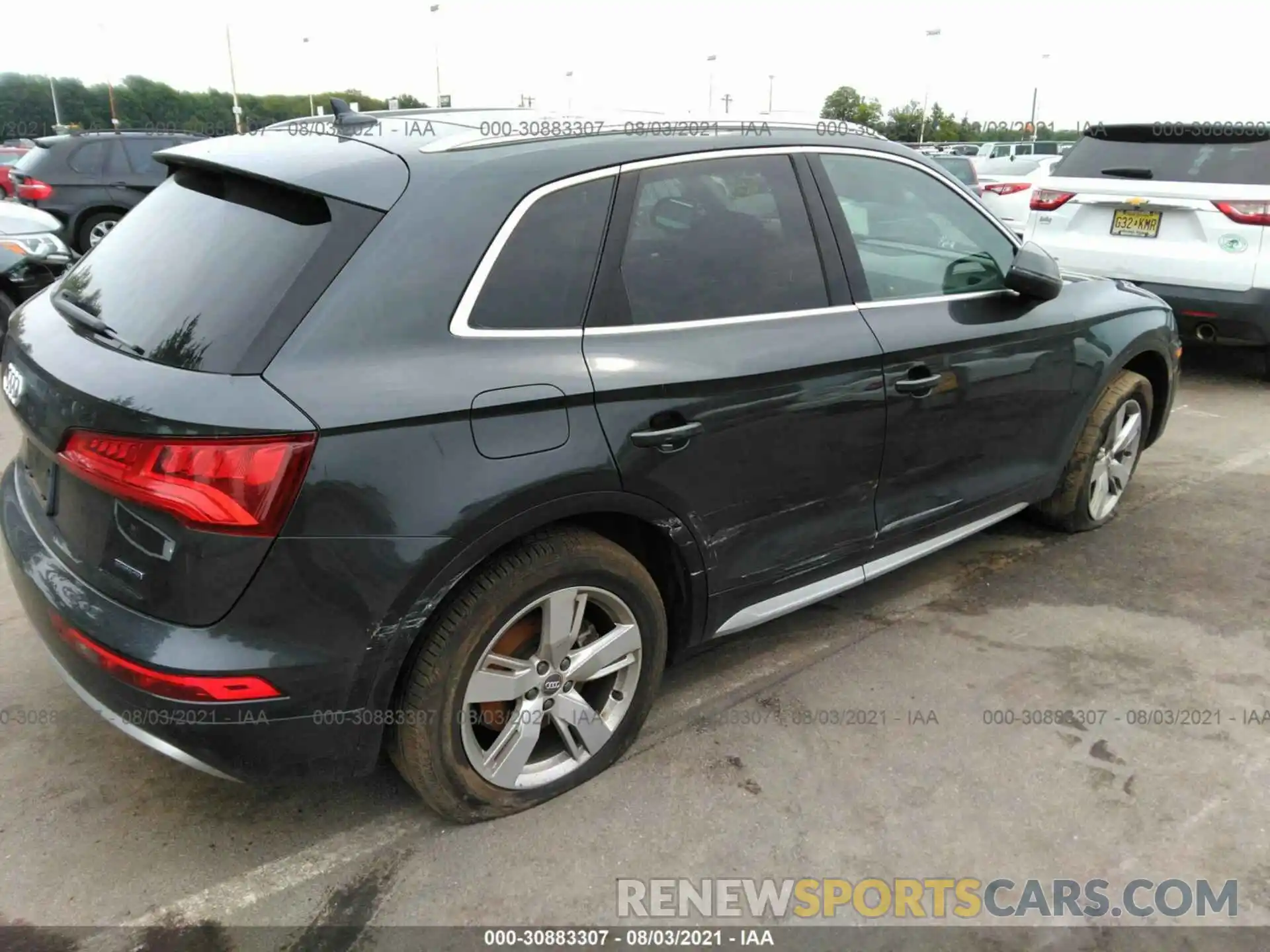 6 Фотография поврежденного автомобиля WA1BNAFY3K2065357 AUDI Q5 2019