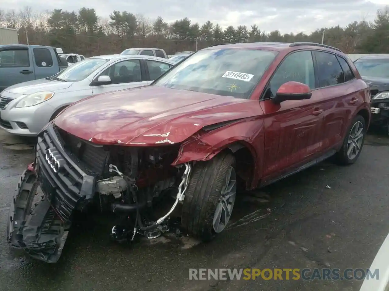 2 Фотография поврежденного автомобиля WA1BNAFY3K2072048 AUDI Q5 2019