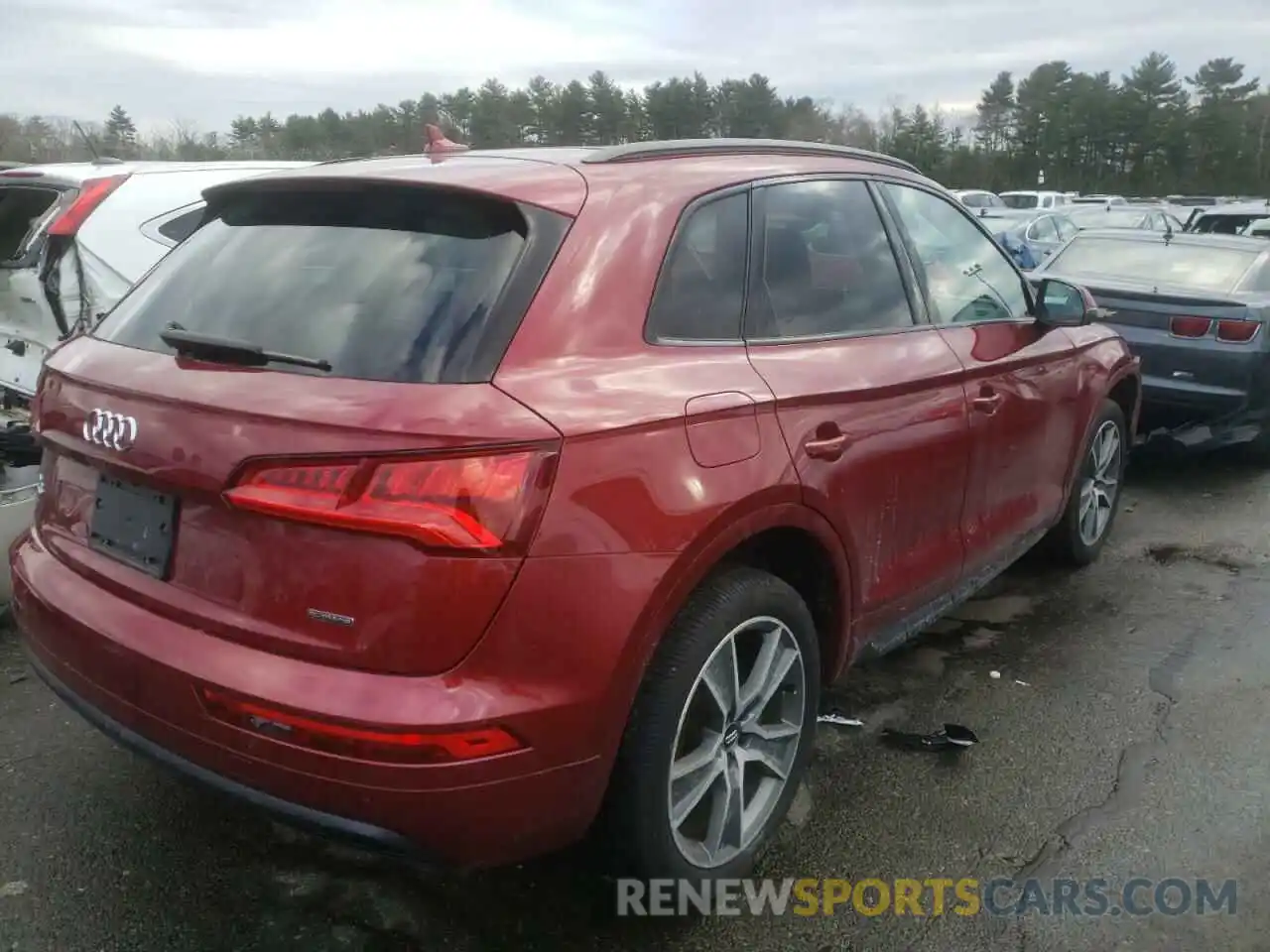 4 Фотография поврежденного автомобиля WA1BNAFY3K2072048 AUDI Q5 2019