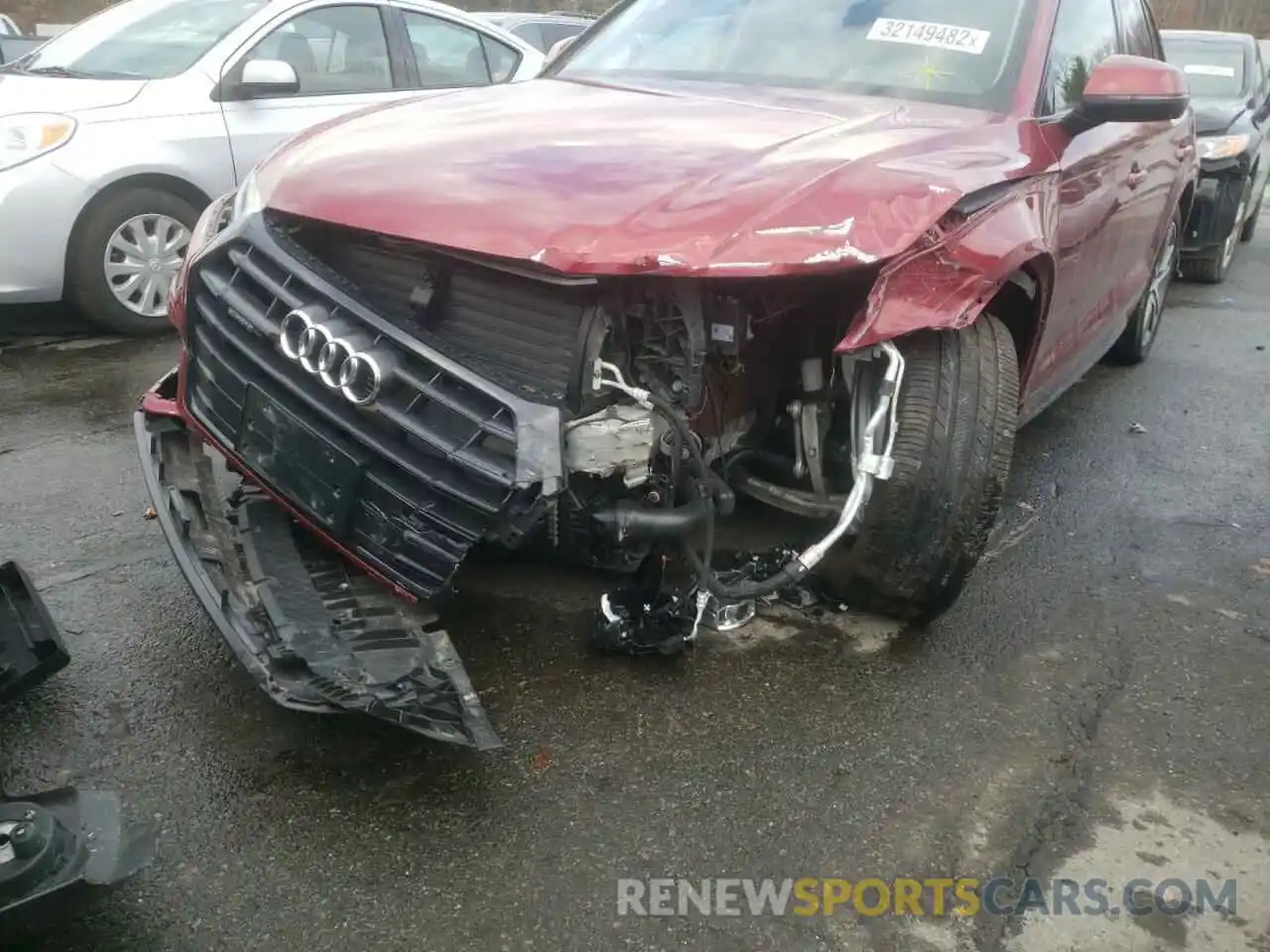 9 Photograph of a damaged car WA1BNAFY3K2072048 AUDI Q5 2019