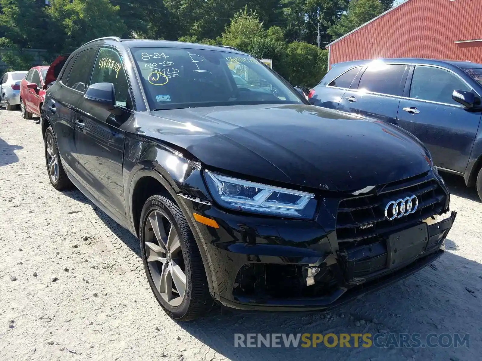 1 Photograph of a damaged car WA1BNAFY3K2075757 AUDI Q5 2019