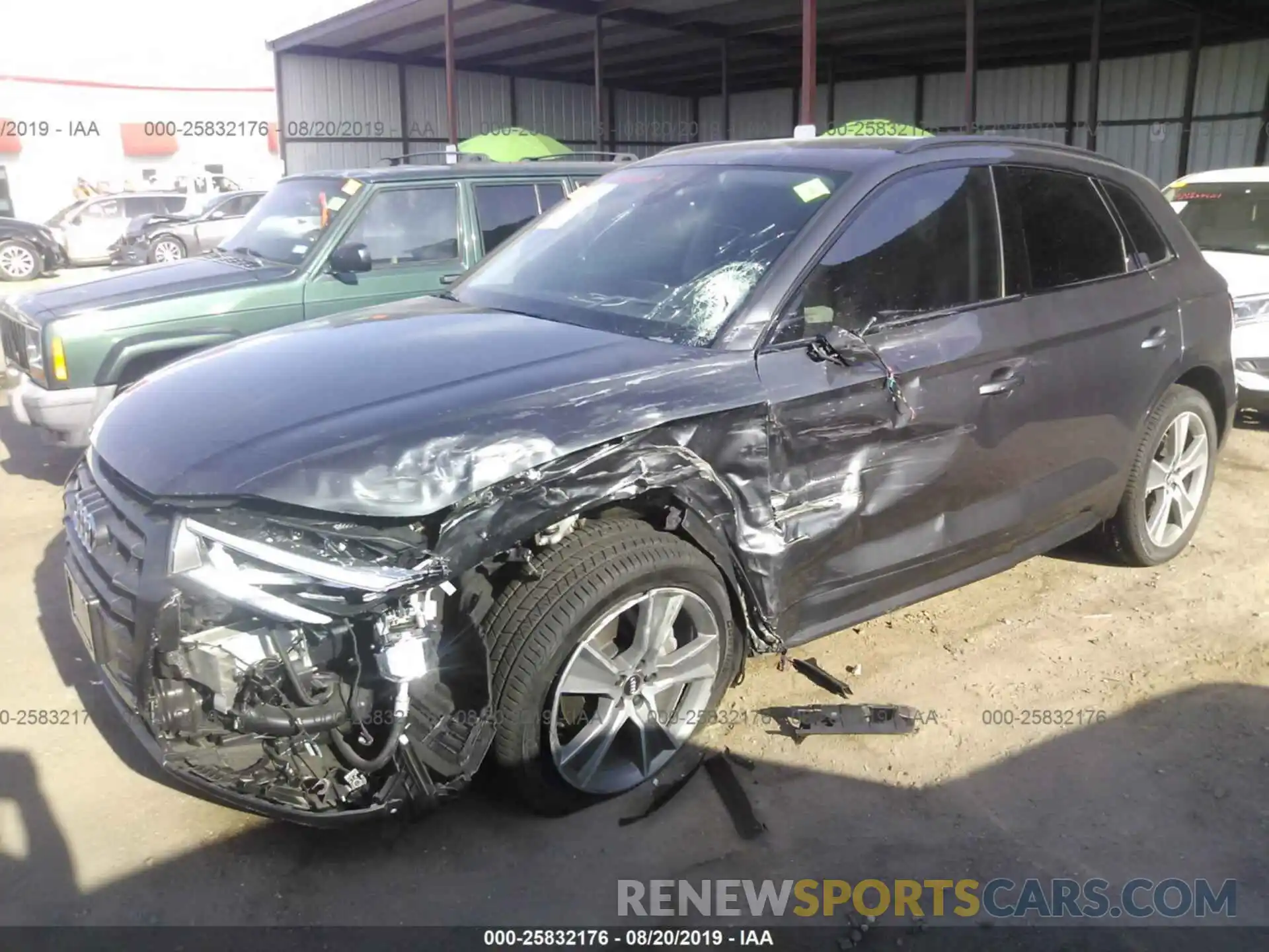 2 Photograph of a damaged car WA1BNAFY3K2086077 AUDI Q5 2019