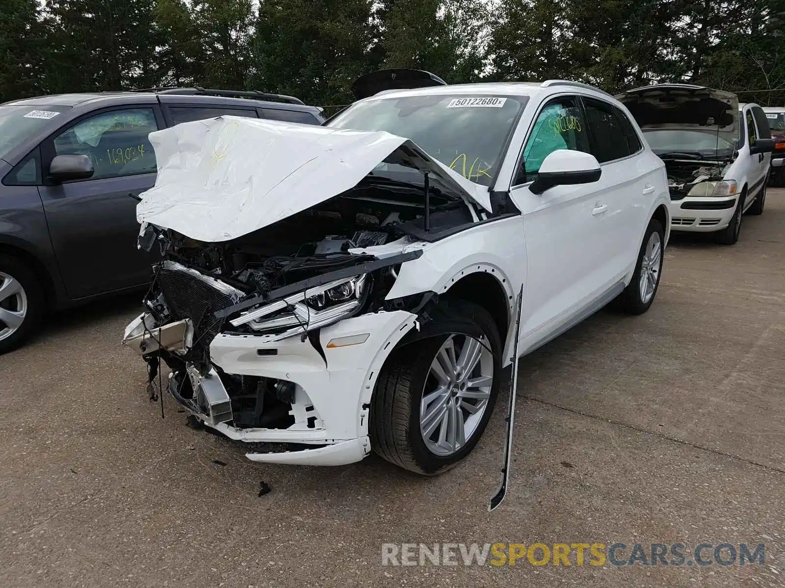 2 Фотография поврежденного автомобиля WA1BNAFY3K2086841 AUDI Q5 2019