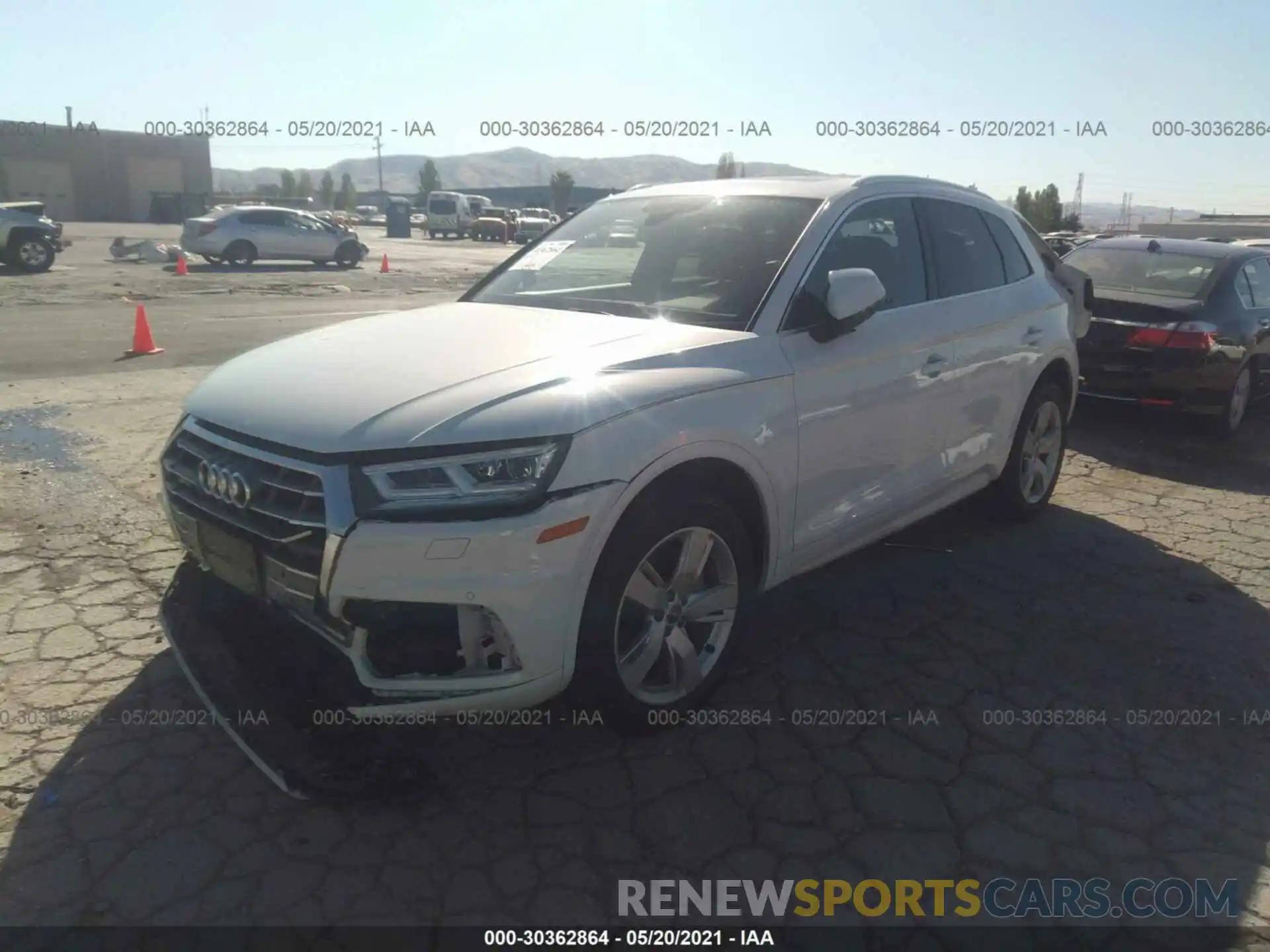 2 Фотография поврежденного автомобиля WA1BNAFY3K2094776 AUDI Q5 2019