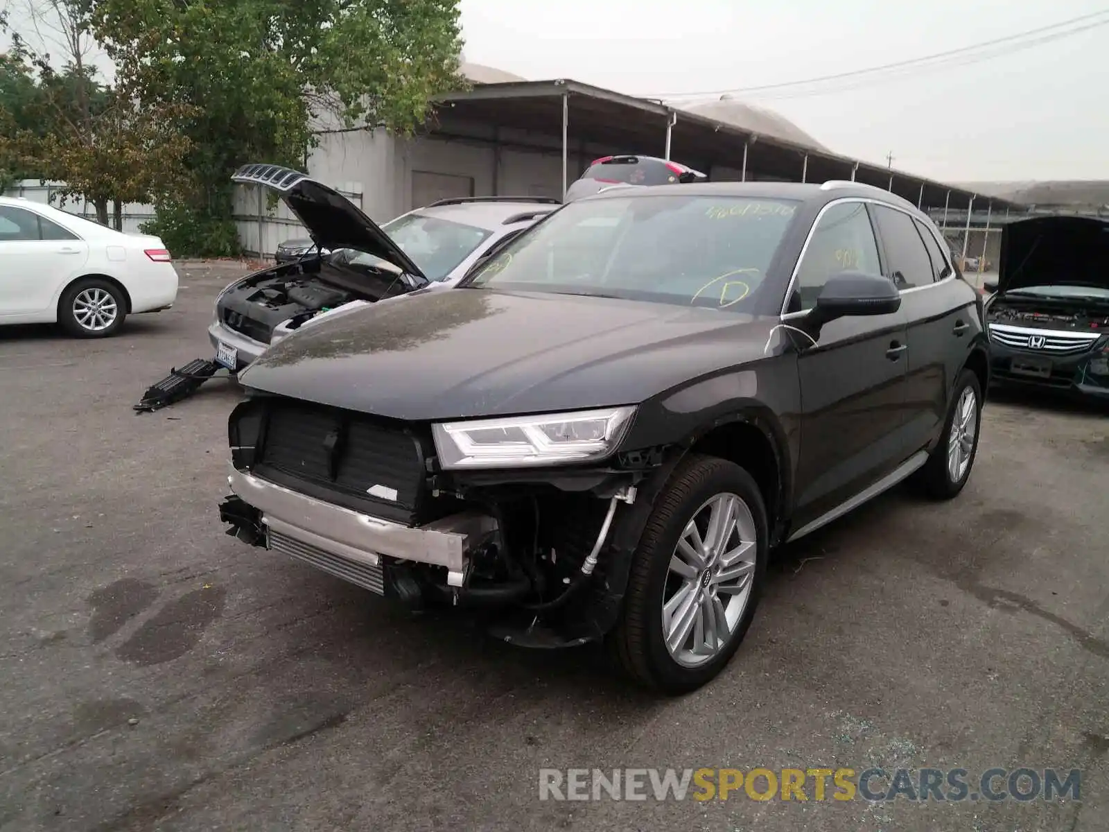 2 Фотография поврежденного автомобиля WA1BNAFY3K2102116 AUDI Q5 2019