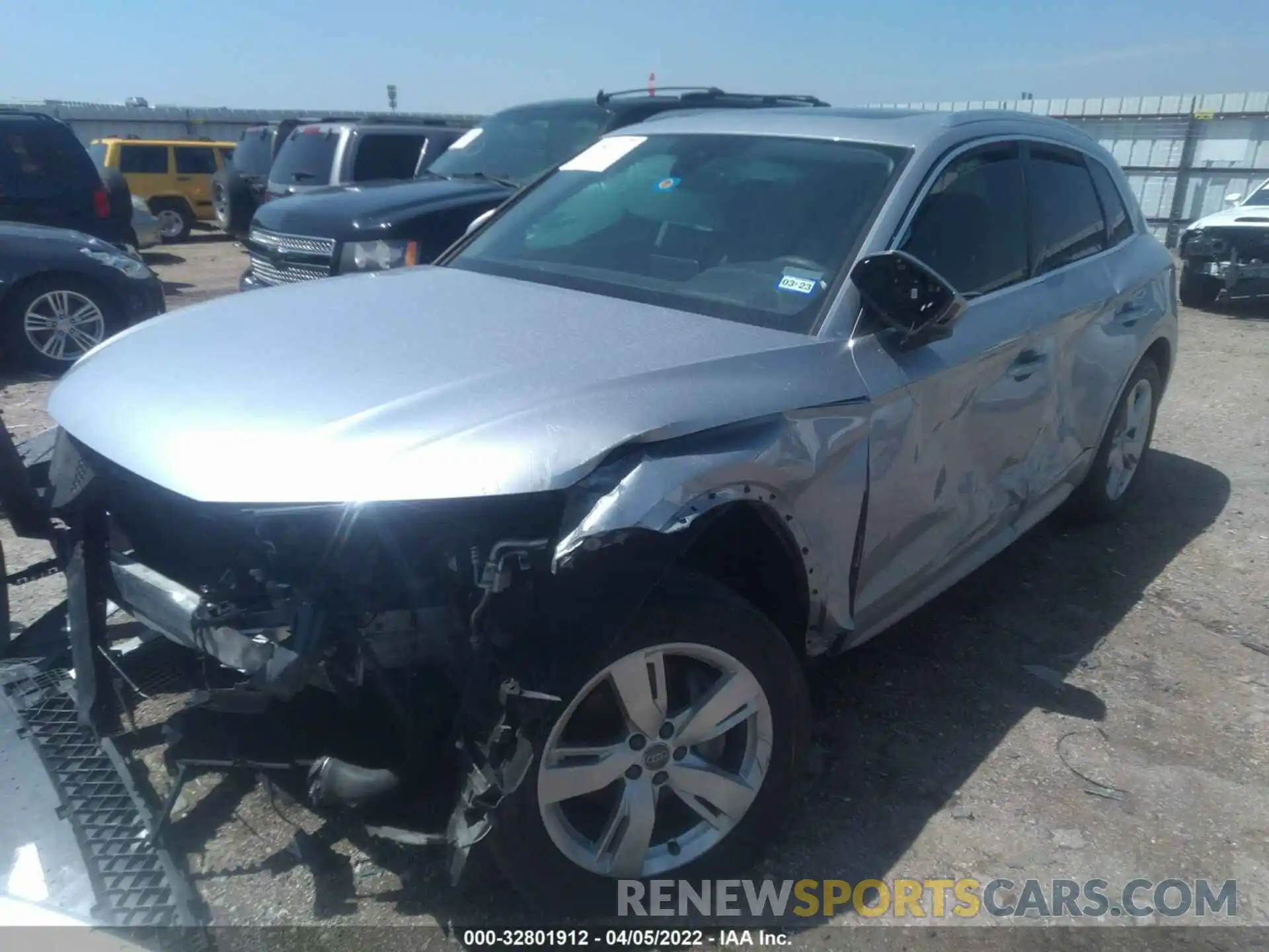 2 Фотография поврежденного автомобиля WA1BNAFY3K2113522 AUDI Q5 2019