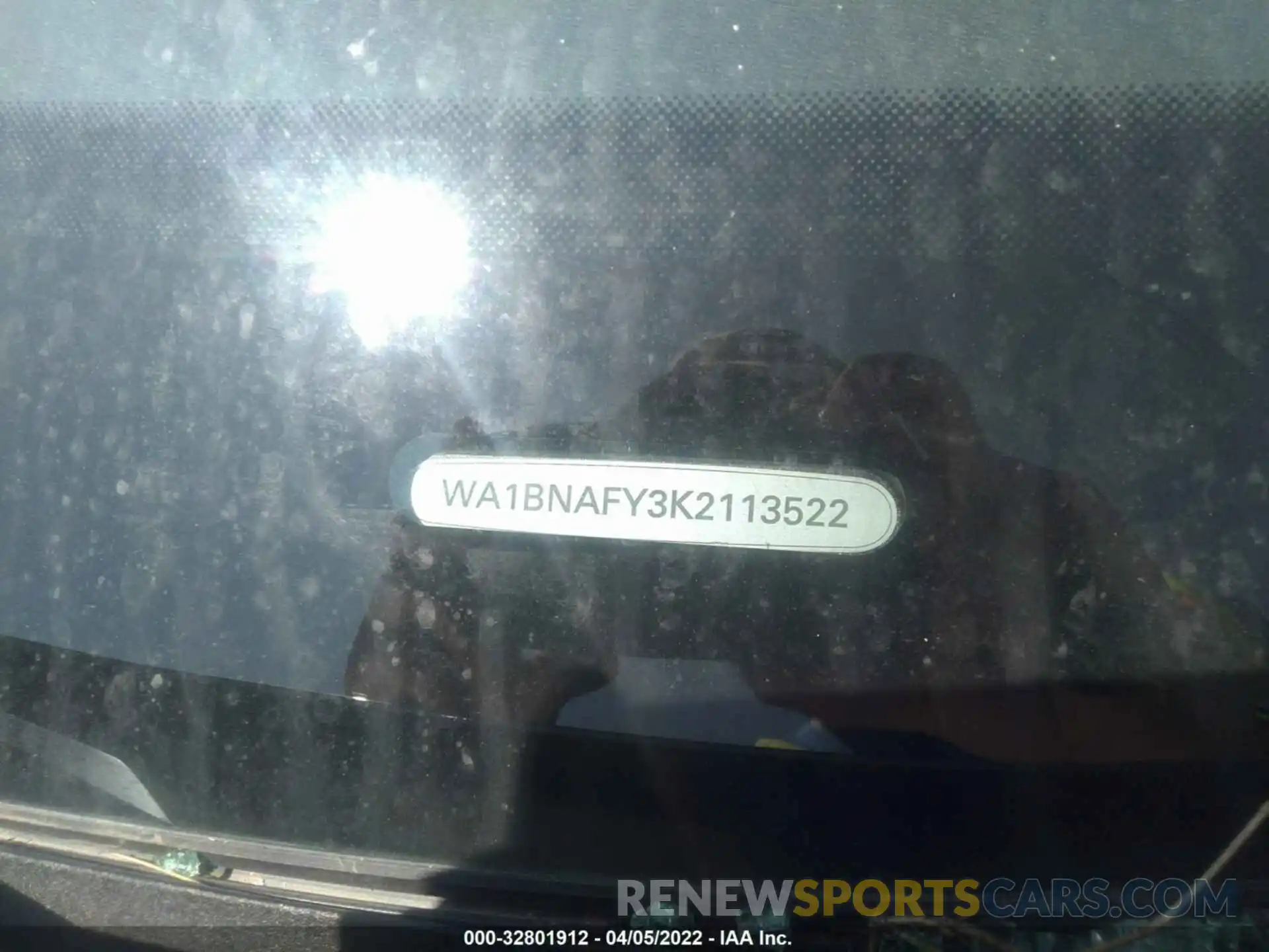 9 Photograph of a damaged car WA1BNAFY3K2113522 AUDI Q5 2019