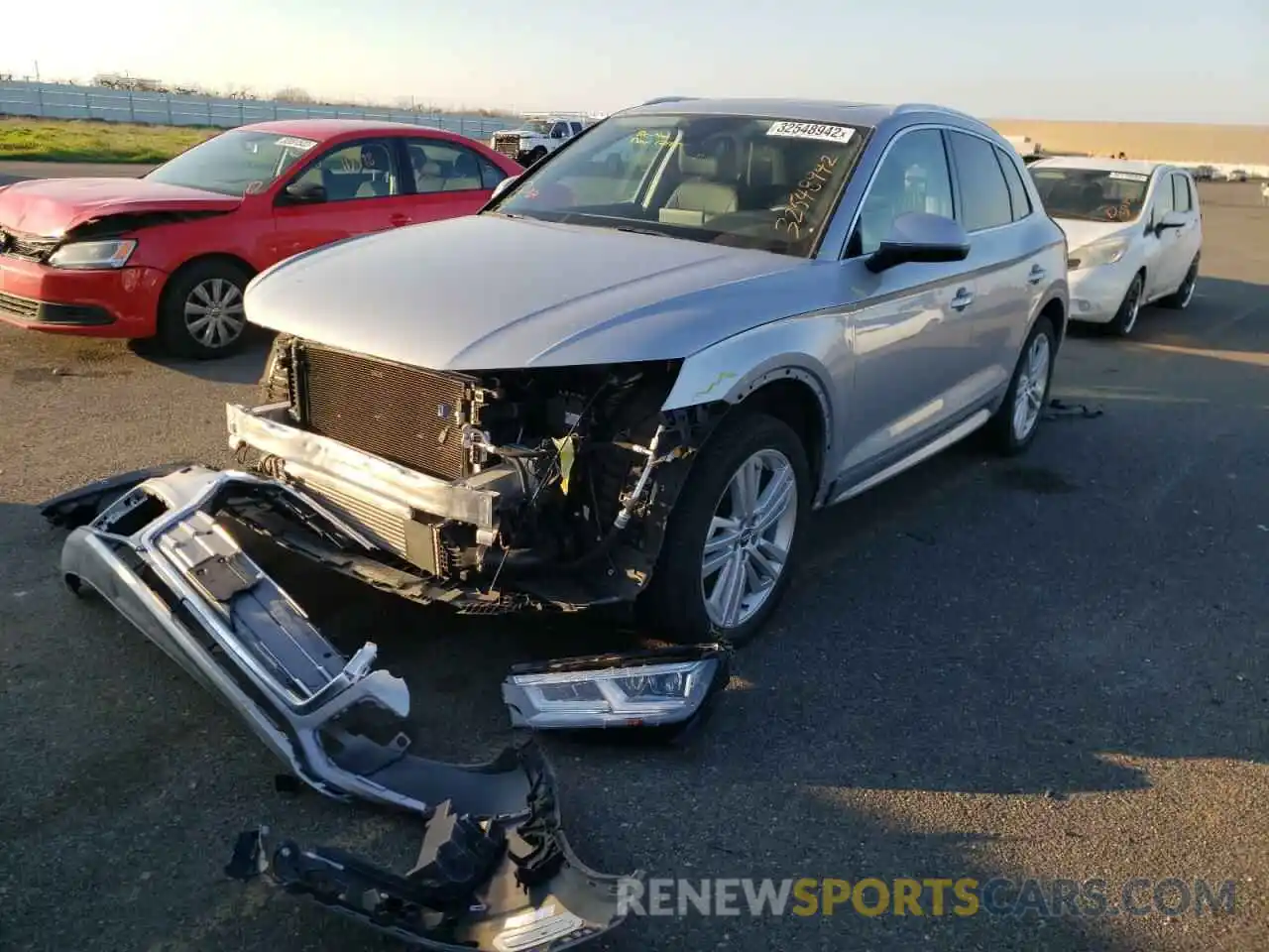 2 Photograph of a damaged car WA1BNAFY3K2137013 AUDI Q5 2019