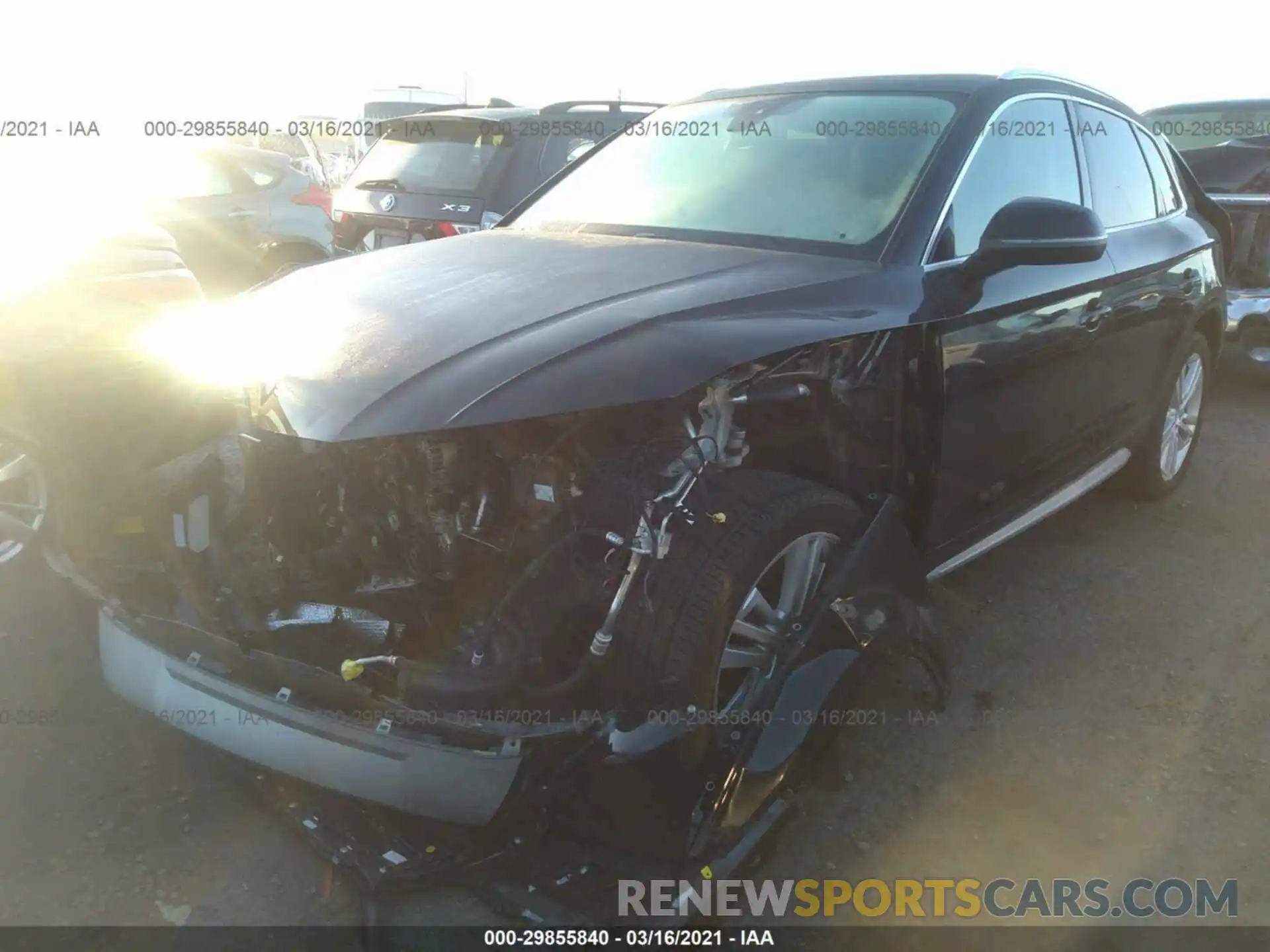 2 Photograph of a damaged car WA1BNAFY3K2138341 AUDI Q5 2019