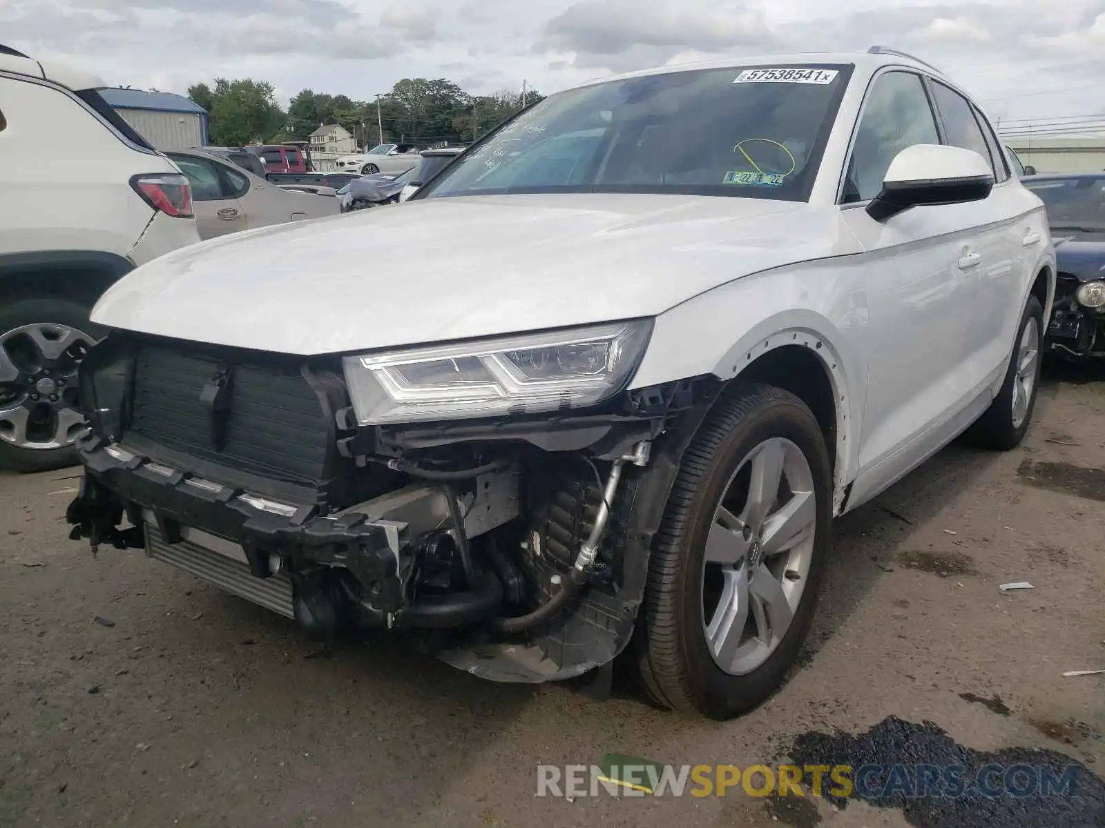 2 Photograph of a damaged car WA1BNAFY3K2138937 AUDI Q5 2019