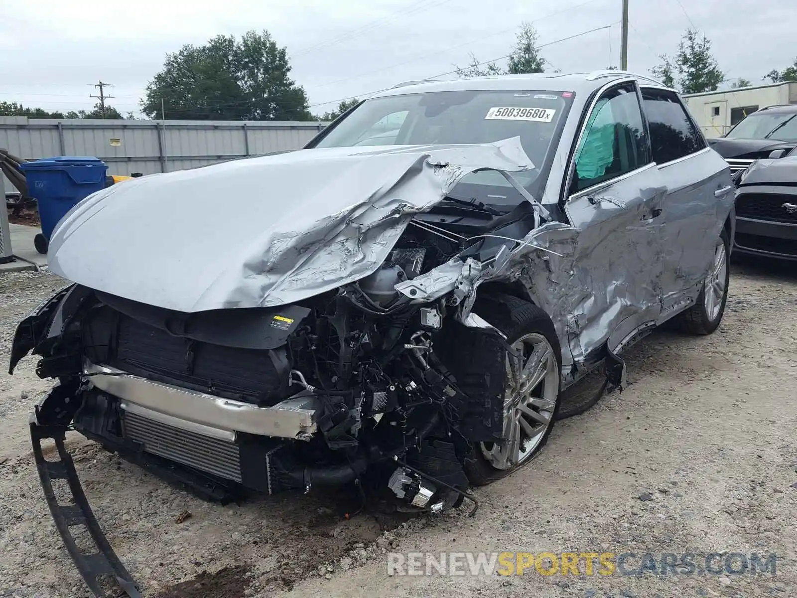 2 Photograph of a damaged car WA1BNAFY4K2021500 AUDI Q5 2019