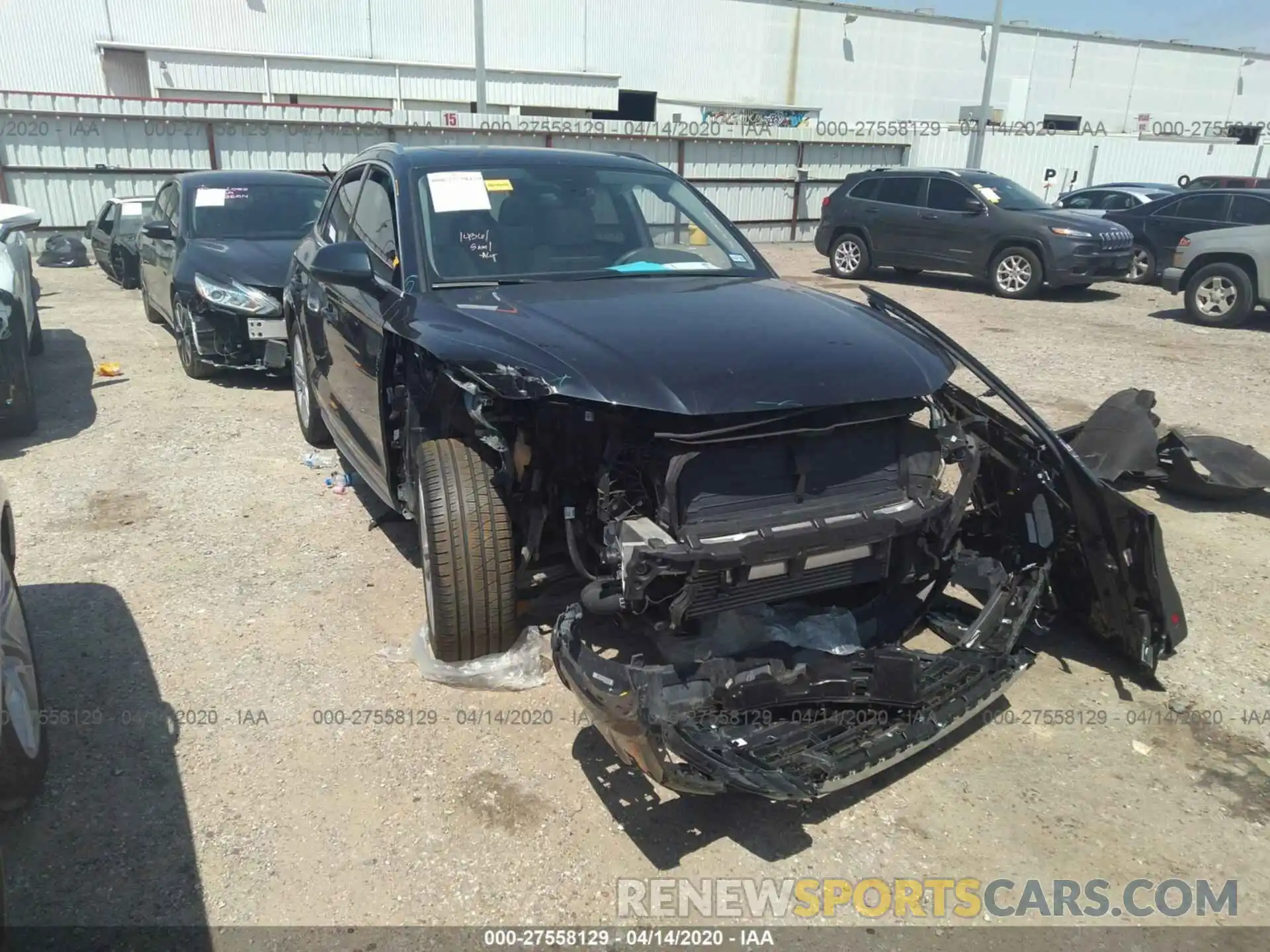 1 Photograph of a damaged car WA1BNAFY4K2029340 AUDI Q5 2019