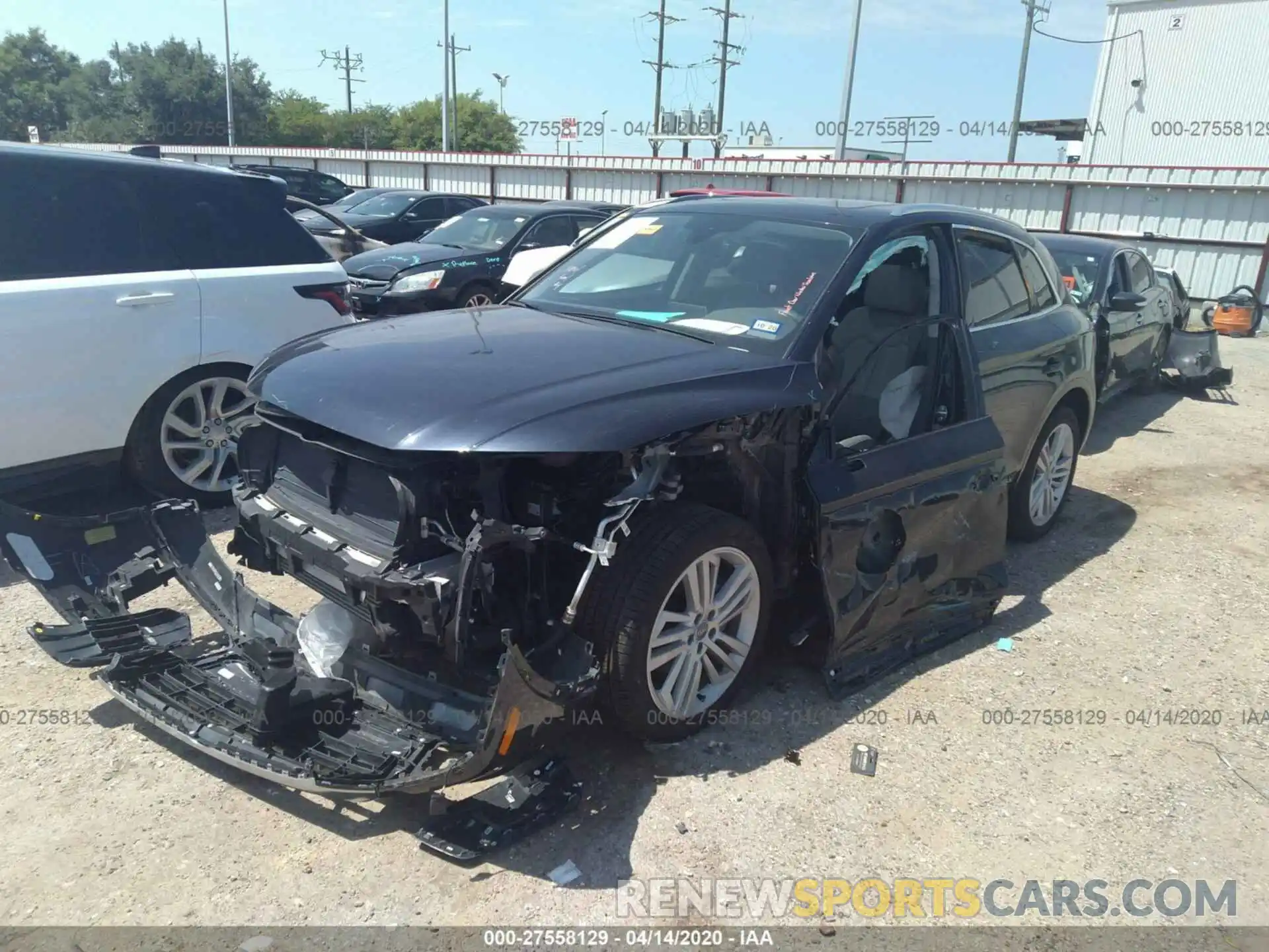 2 Photograph of a damaged car WA1BNAFY4K2029340 AUDI Q5 2019