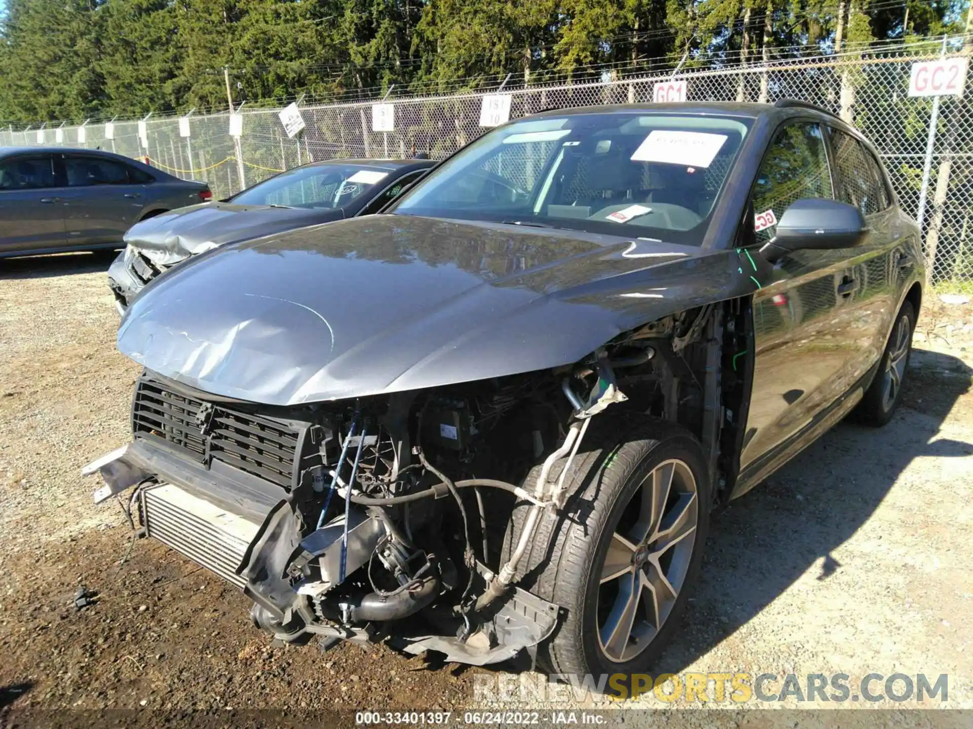 2 Photograph of a damaged car WA1BNAFY4K2033789 AUDI Q5 2019