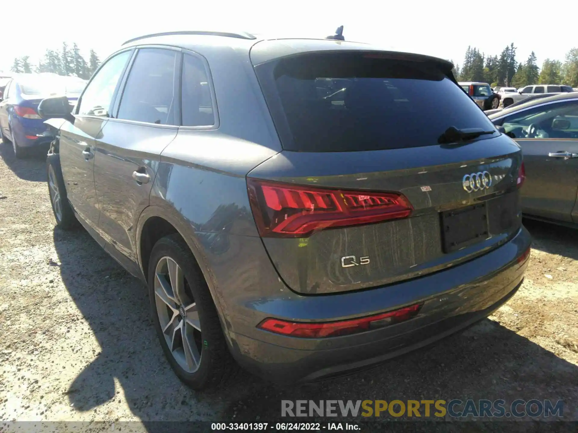 3 Фотография поврежденного автомобиля WA1BNAFY4K2033789 AUDI Q5 2019