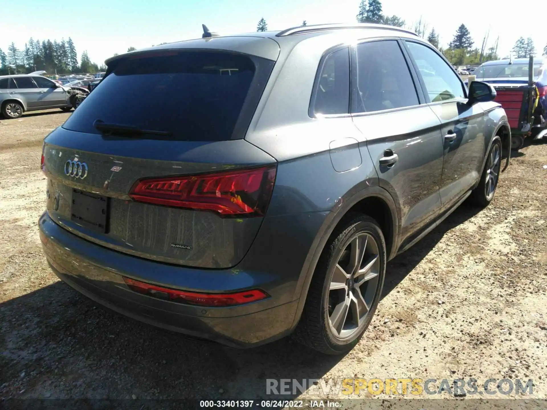 4 Фотография поврежденного автомобиля WA1BNAFY4K2033789 AUDI Q5 2019