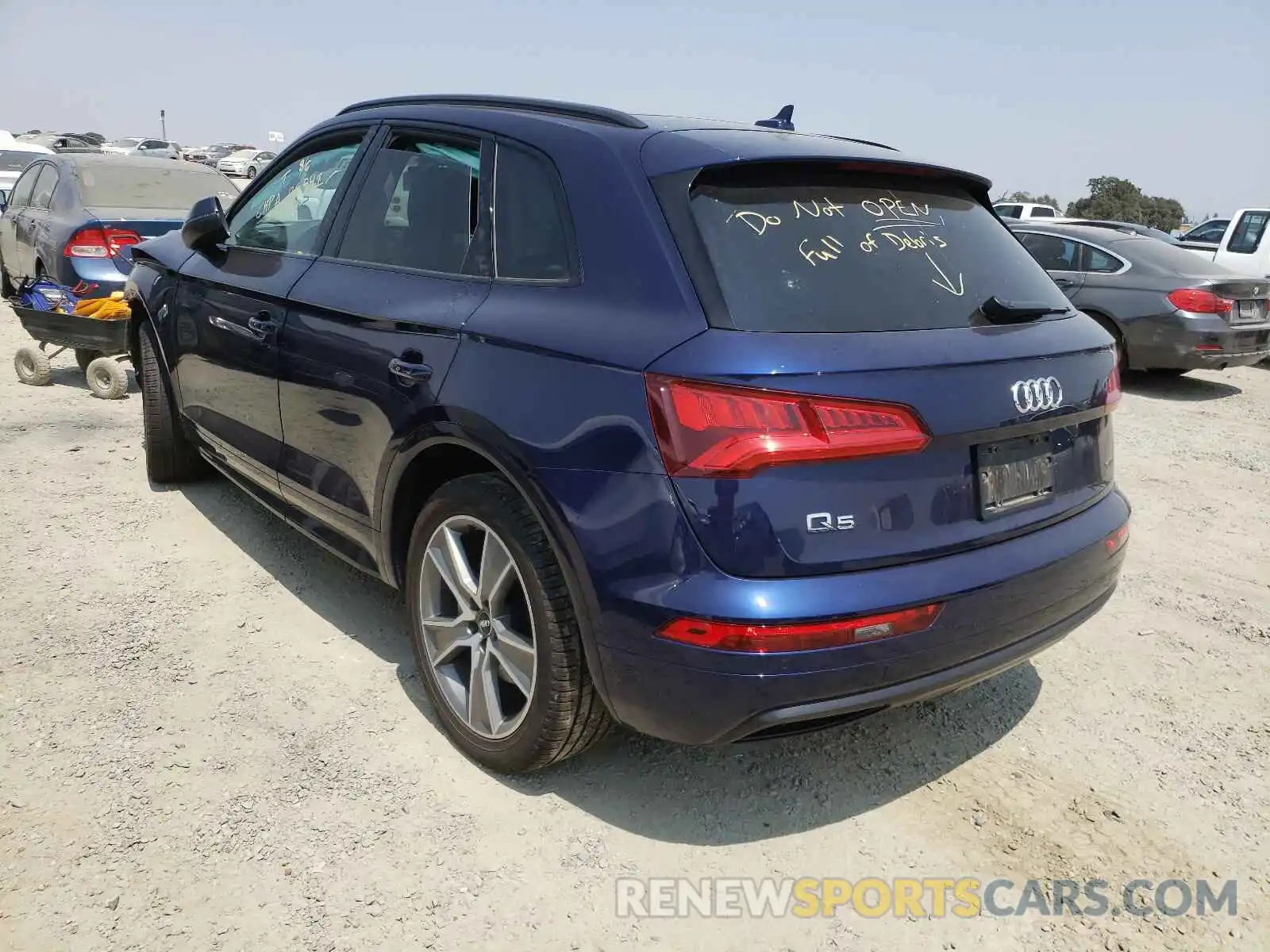 3 Фотография поврежденного автомобиля WA1BNAFY4K2037616 AUDI Q5 2019