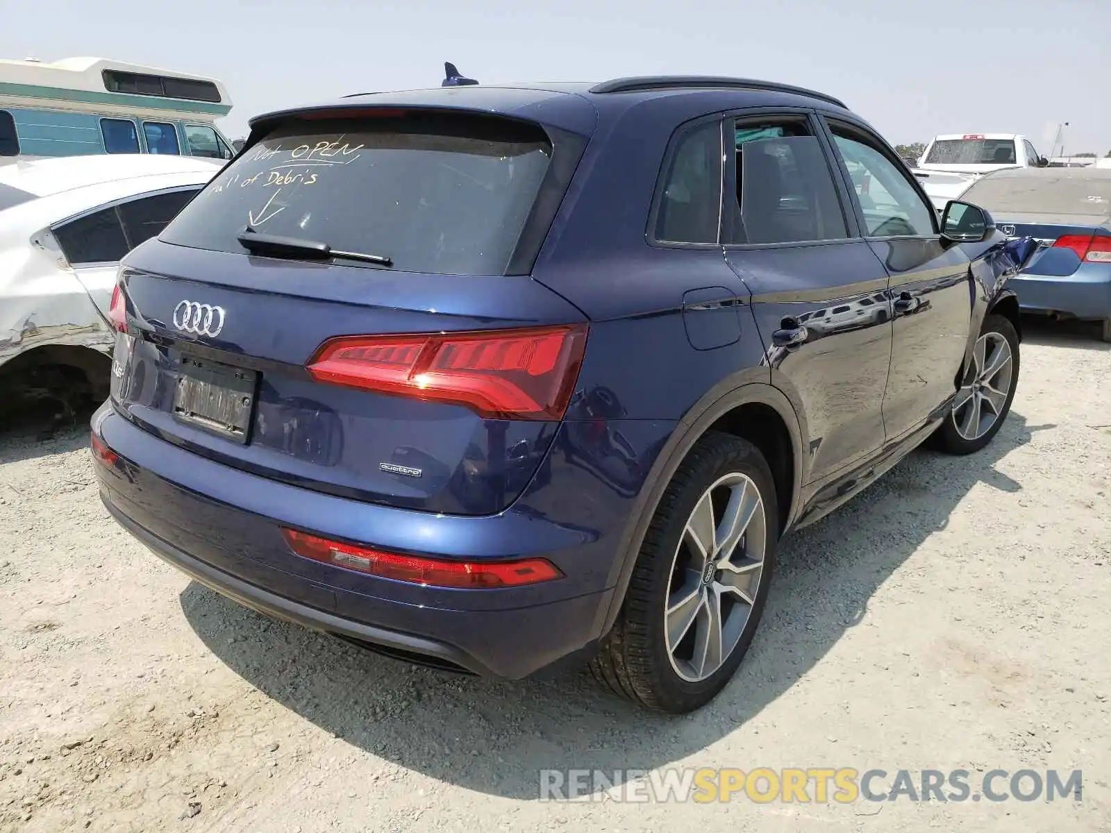 4 Фотография поврежденного автомобиля WA1BNAFY4K2037616 AUDI Q5 2019