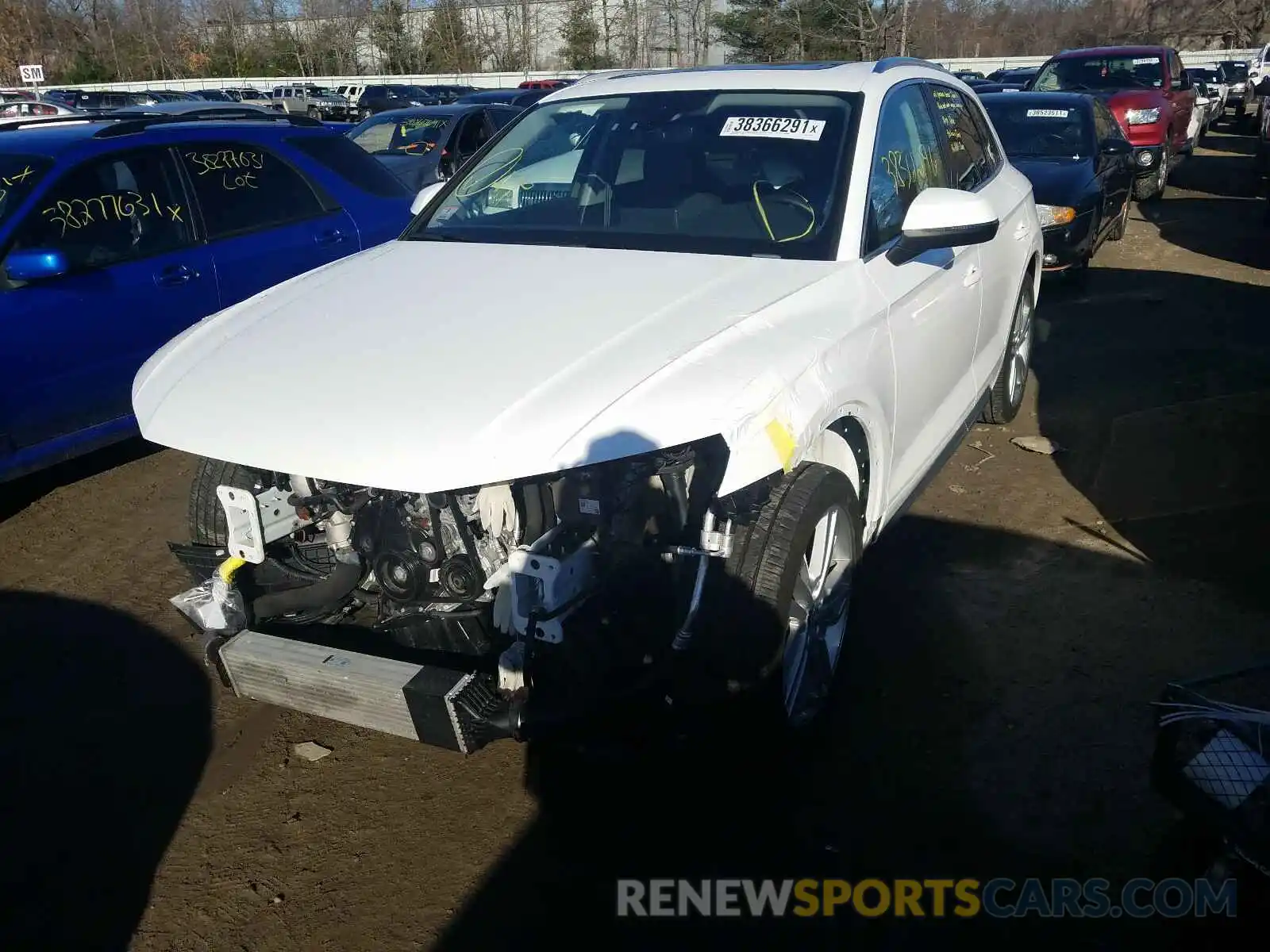 2 Photograph of a damaged car WA1BNAFY4K2047756 AUDI Q5 2019