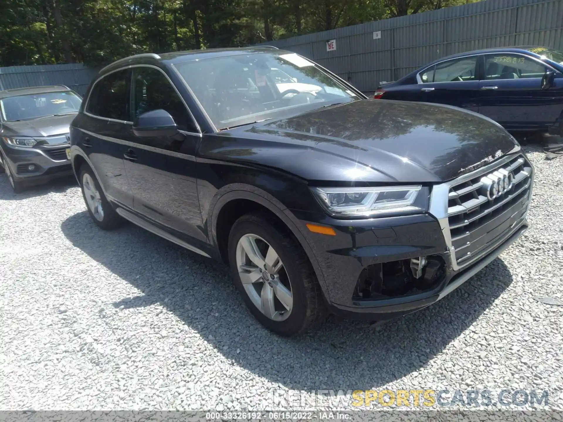 1 Photograph of a damaged car WA1BNAFY4K2053394 AUDI Q5 2019