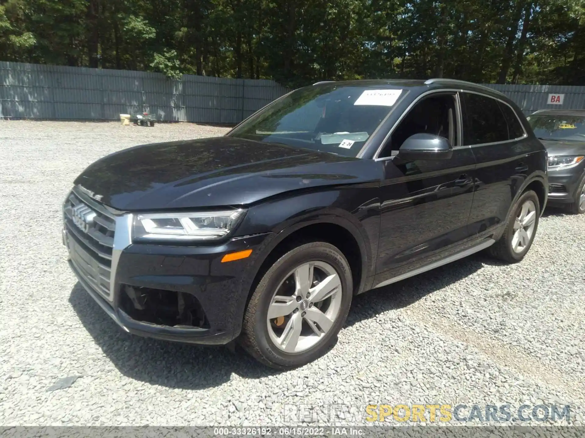 2 Photograph of a damaged car WA1BNAFY4K2053394 AUDI Q5 2019