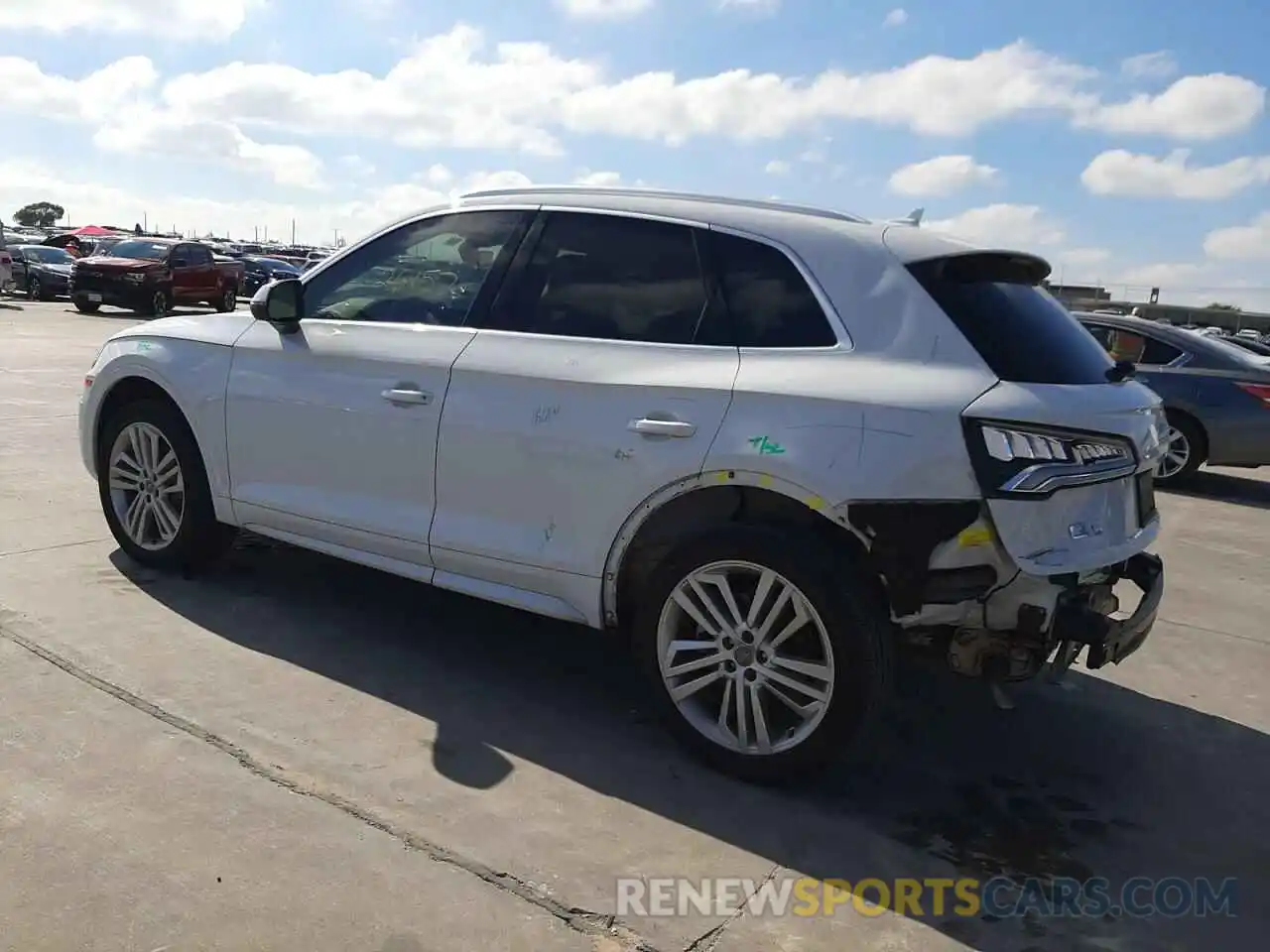 2 Photograph of a damaged car WA1BNAFY4K2056599 AUDI Q5 2019