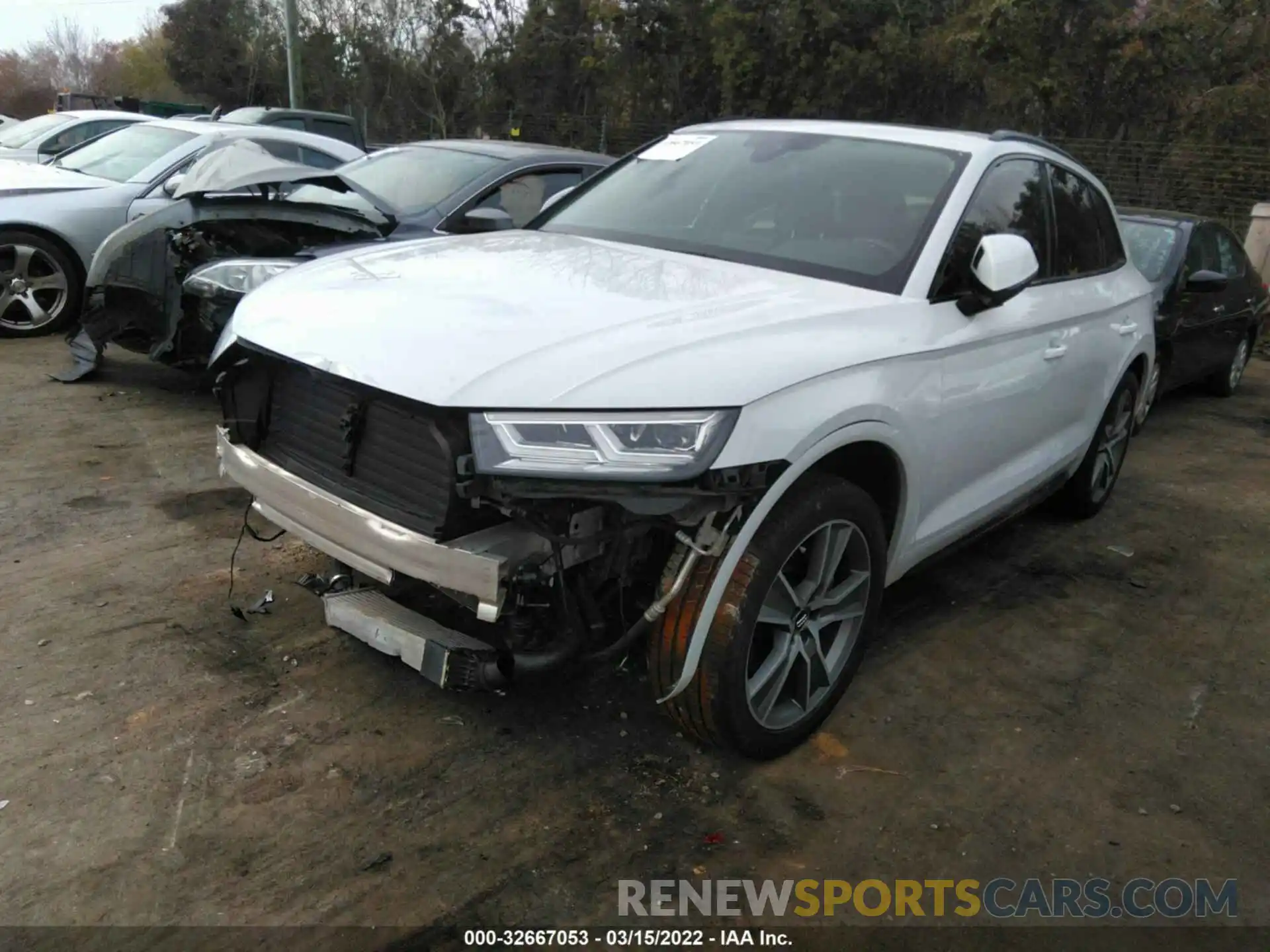 2 Photograph of a damaged car WA1BNAFY4K2086850 AUDI Q5 2019