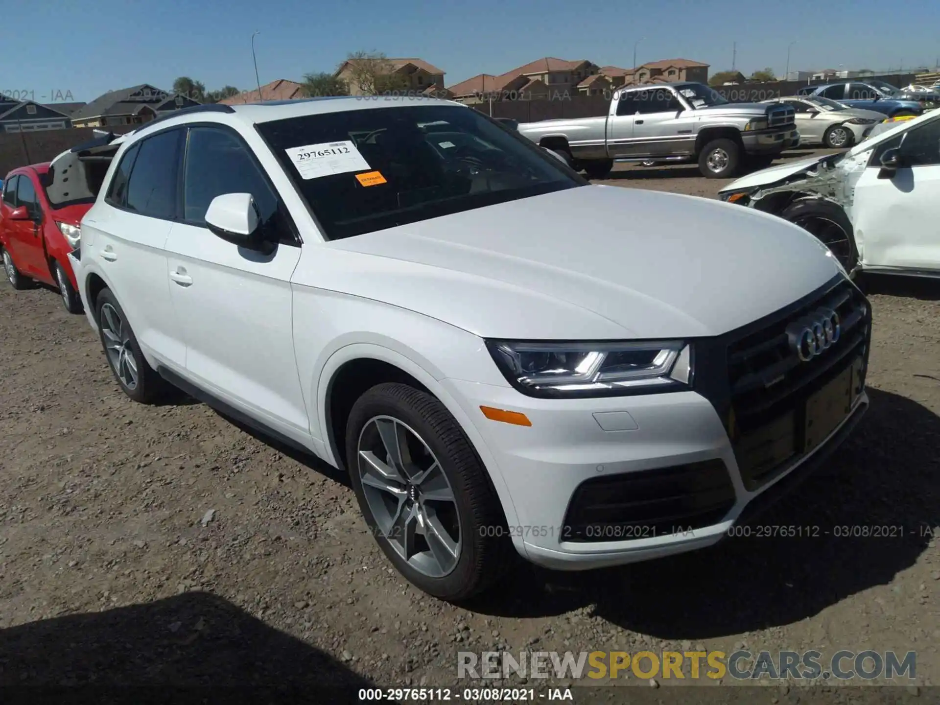 1 Photograph of a damaged car WA1BNAFY4K2087142 AUDI Q5 2019