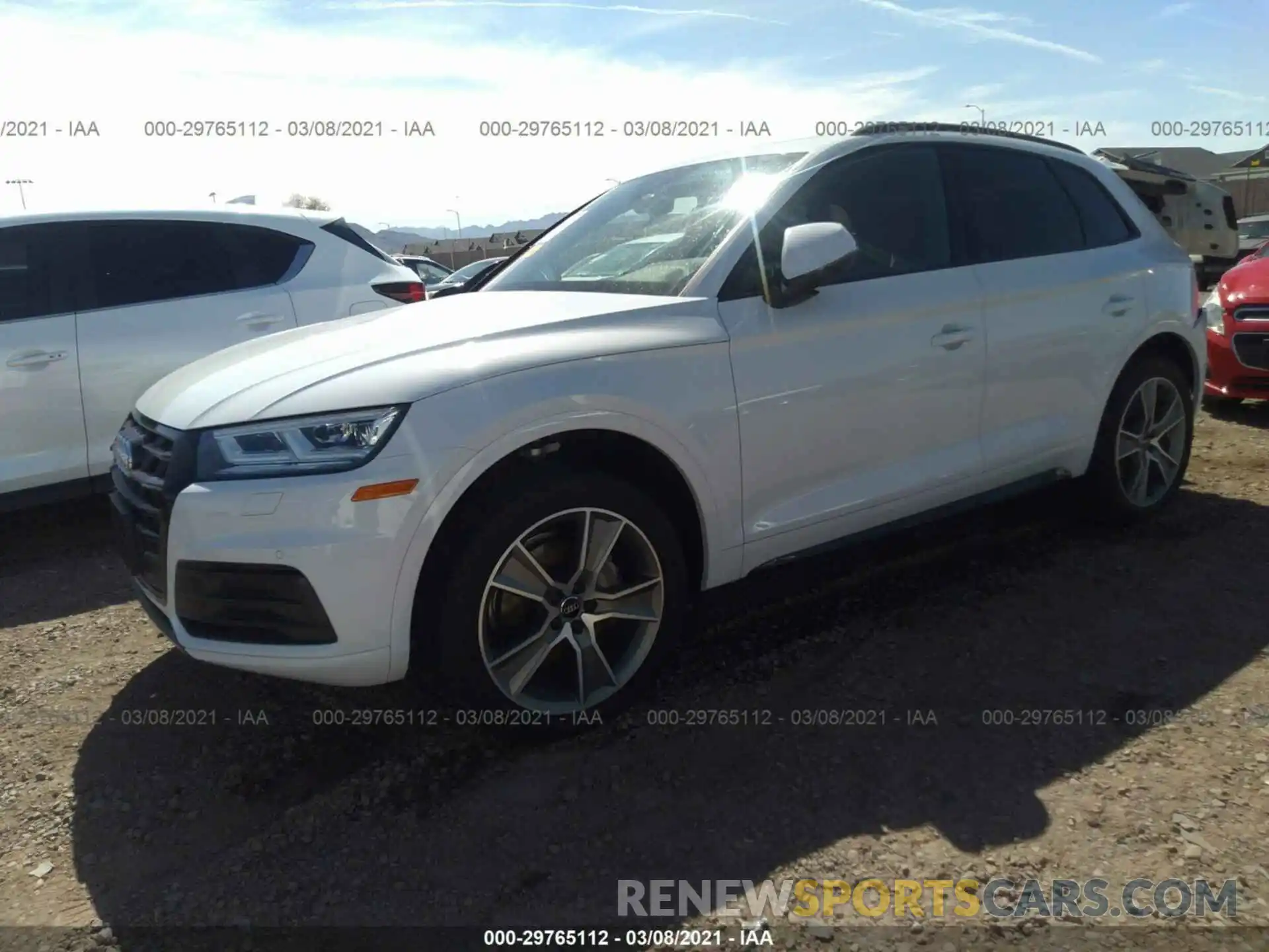 2 Фотография поврежденного автомобиля WA1BNAFY4K2087142 AUDI Q5 2019