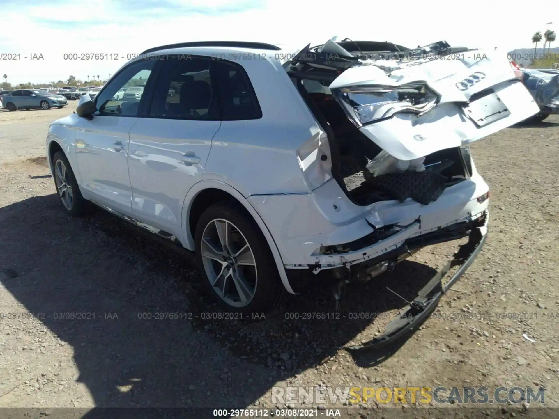 3 Фотография поврежденного автомобиля WA1BNAFY4K2087142 AUDI Q5 2019