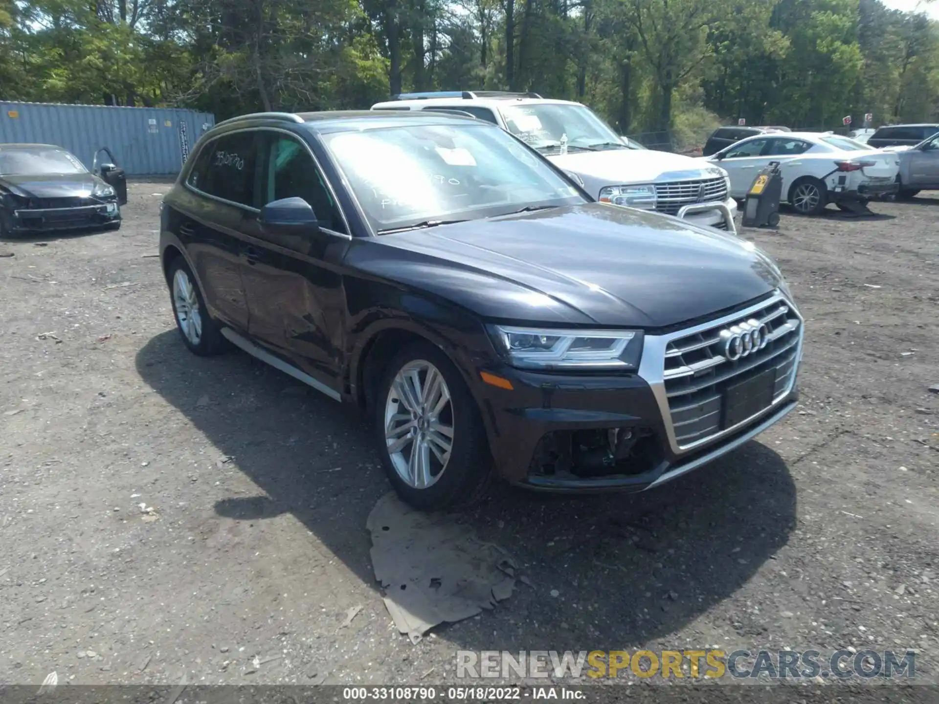 1 Фотография поврежденного автомобиля WA1BNAFY4K2087674 AUDI Q5 2019