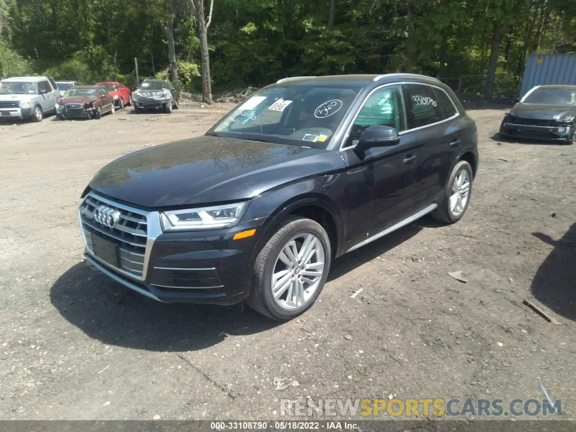 2 Photograph of a damaged car WA1BNAFY4K2087674 AUDI Q5 2019