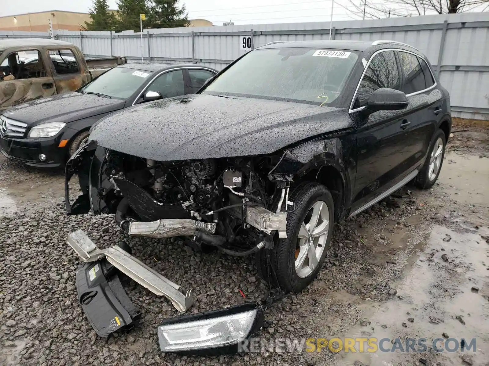 2 Photograph of a damaged car WA1BNAFY4K2088355 AUDI Q5 2019