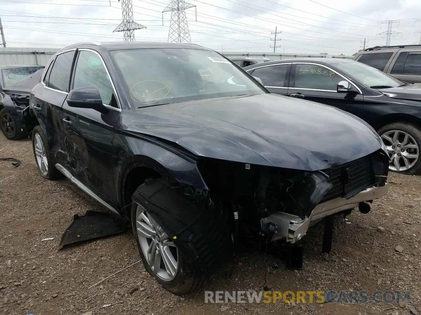 1 Photograph of a damaged car WA1BNAFY4K2088968 AUDI Q5 2019