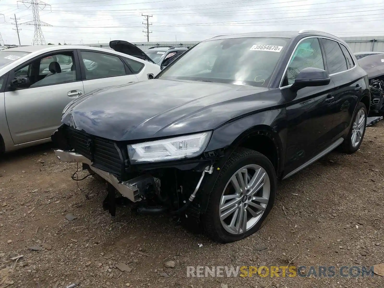 2 Фотография поврежденного автомобиля WA1BNAFY4K2088968 AUDI Q5 2019