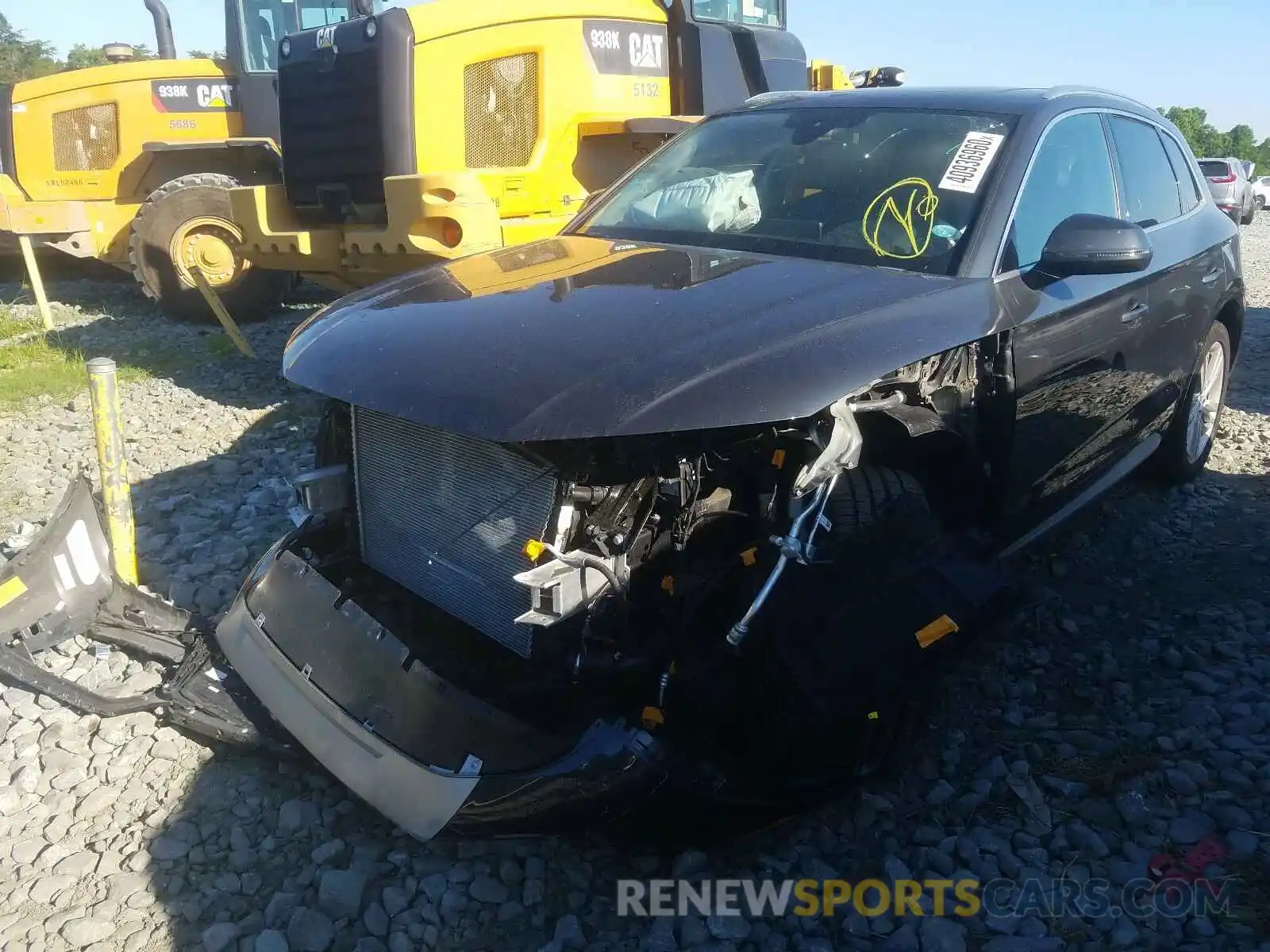 2 Photograph of a damaged car WA1BNAFY4K2089828 AUDI Q5 2019