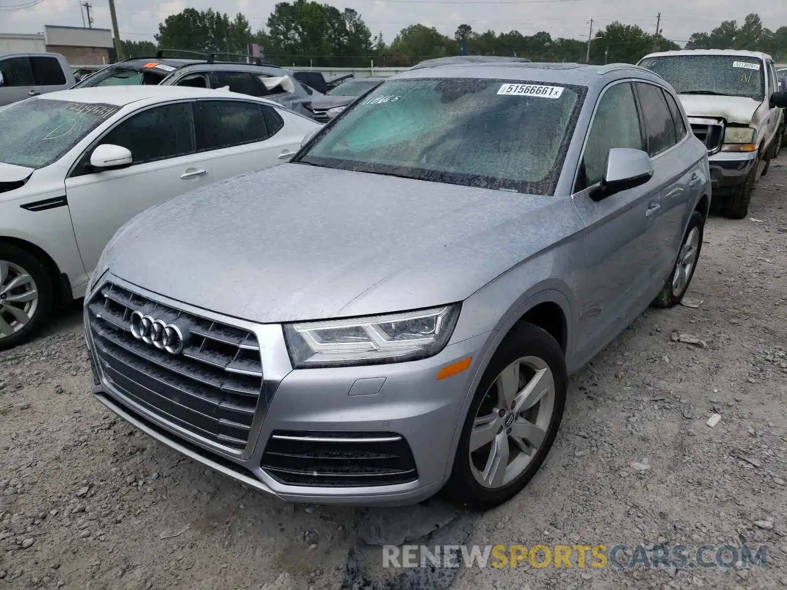 2 Фотография поврежденного автомобиля WA1BNAFY4K2090302 AUDI Q5 2019